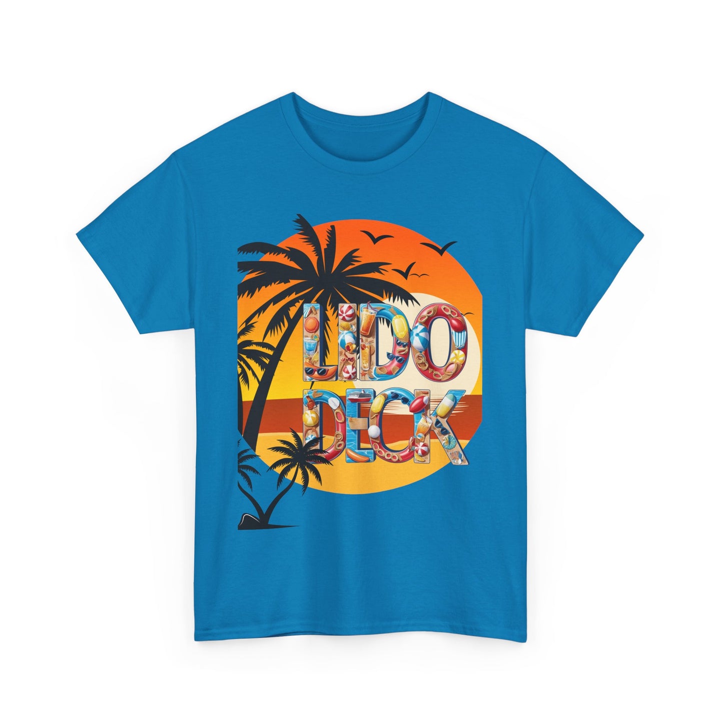 Lido Deck Unisex Tee - Cruise Ship Beach Poolside Vacation Shirt