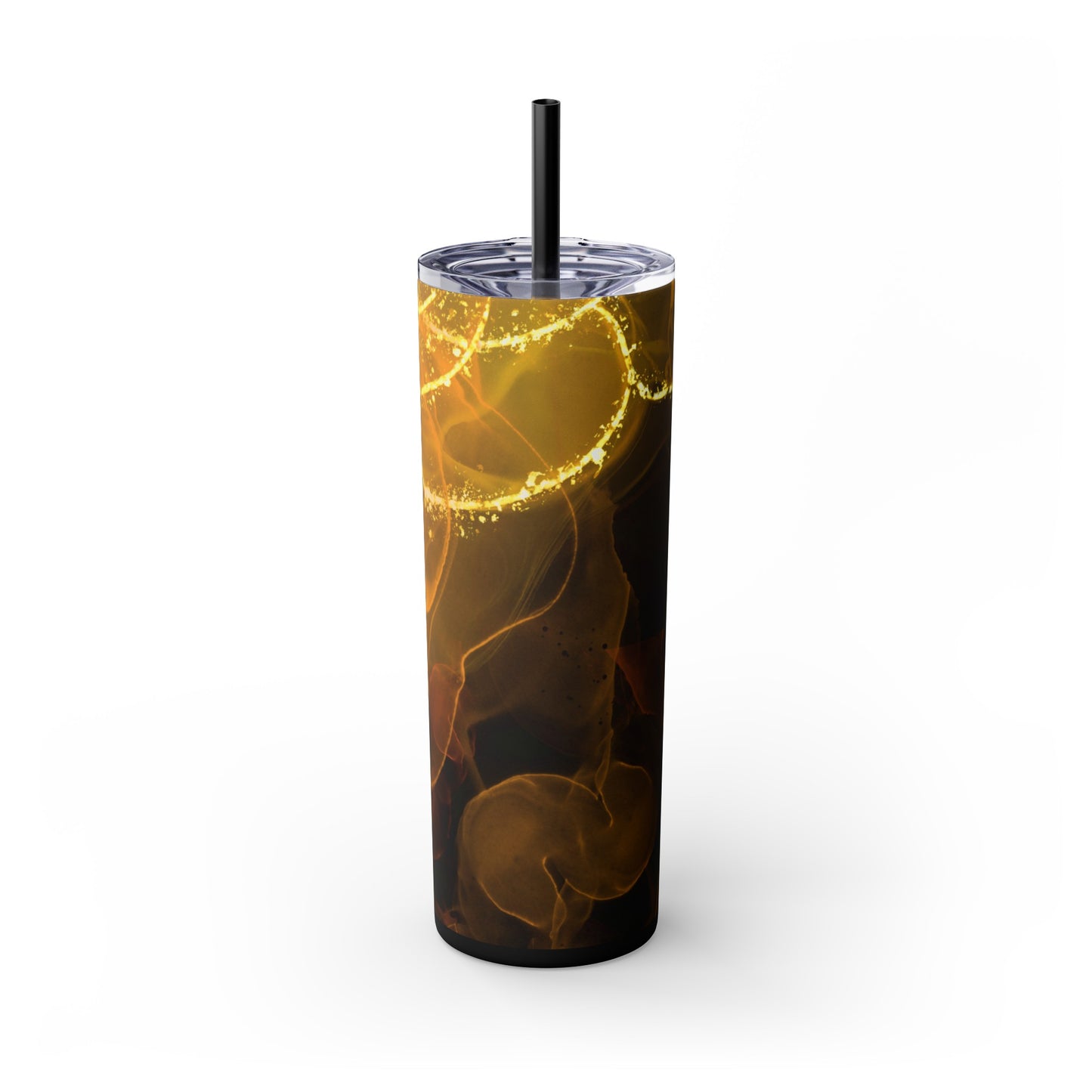 Fire Skinny Tumbler with Straw, 20oz Model# 051701