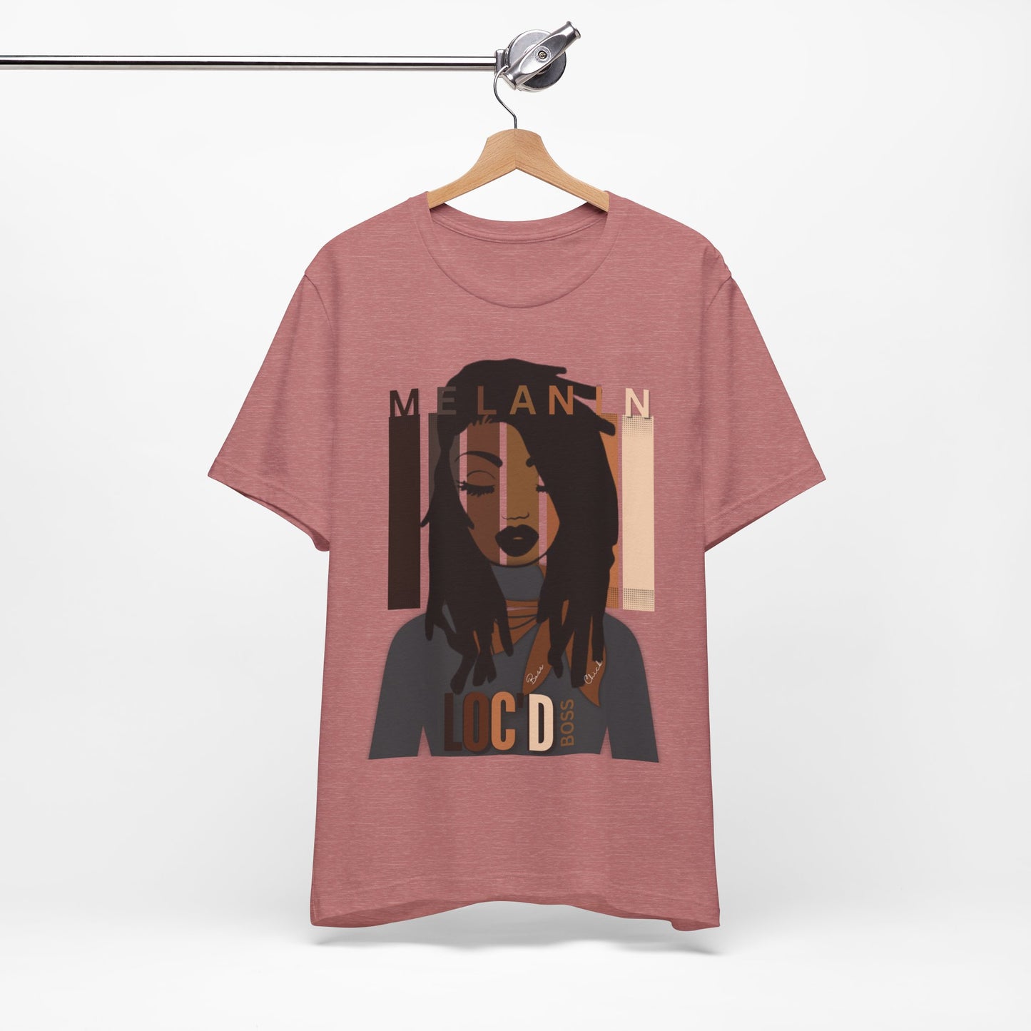Melanin Loc'd Jersey Short Sleeve Tee