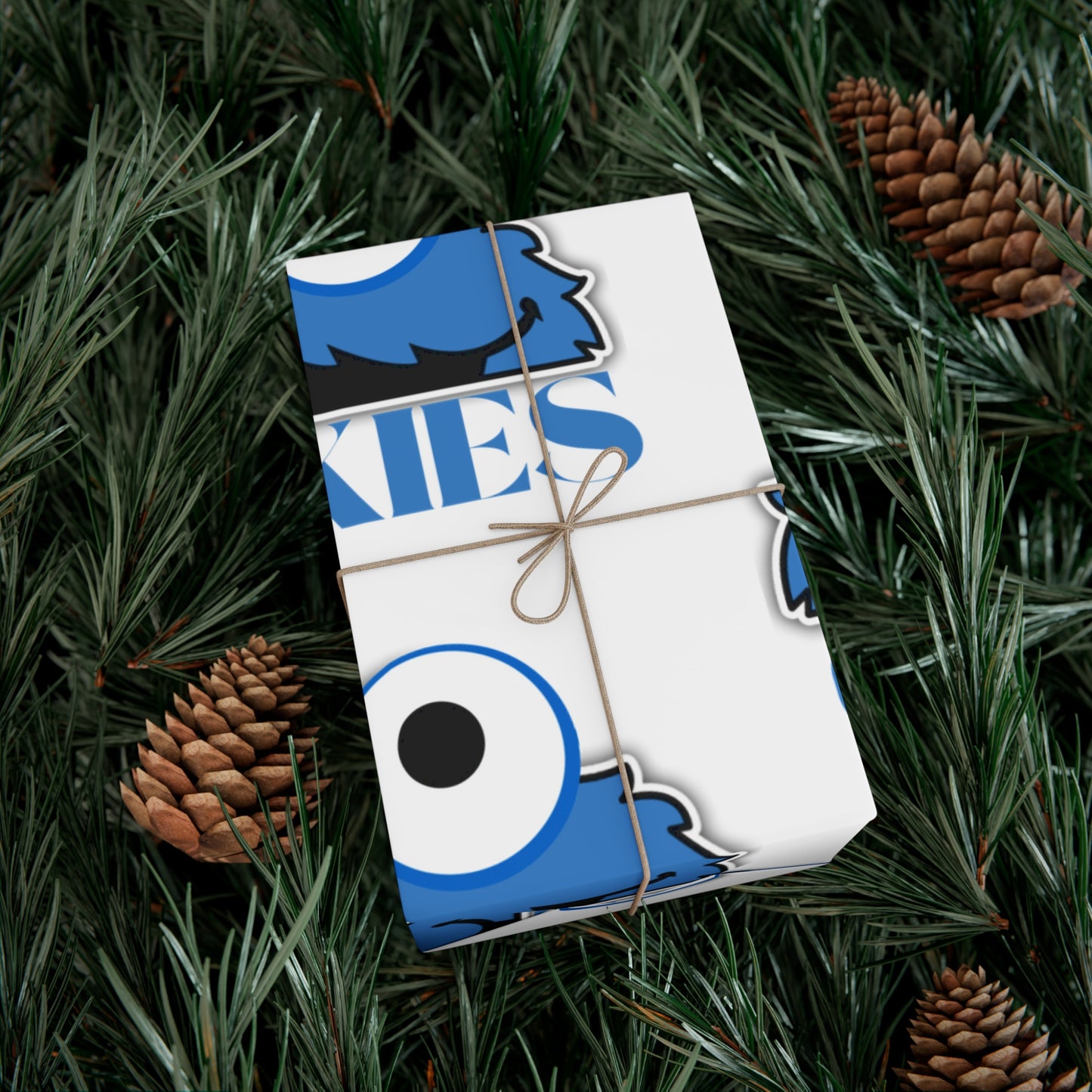 Gift Wrap Papers-Cookie Monster Inspired
