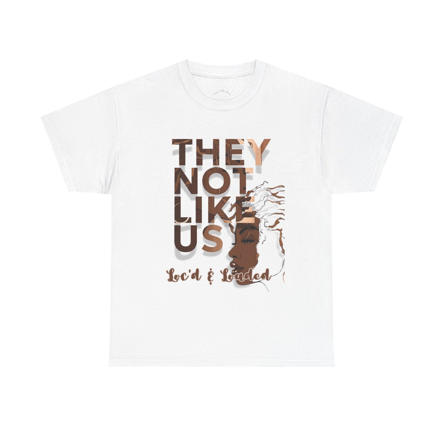 They Not Like Us Loc'd Unisex Heavy Cotton Tee - Melanated Commemorative T-Shirt