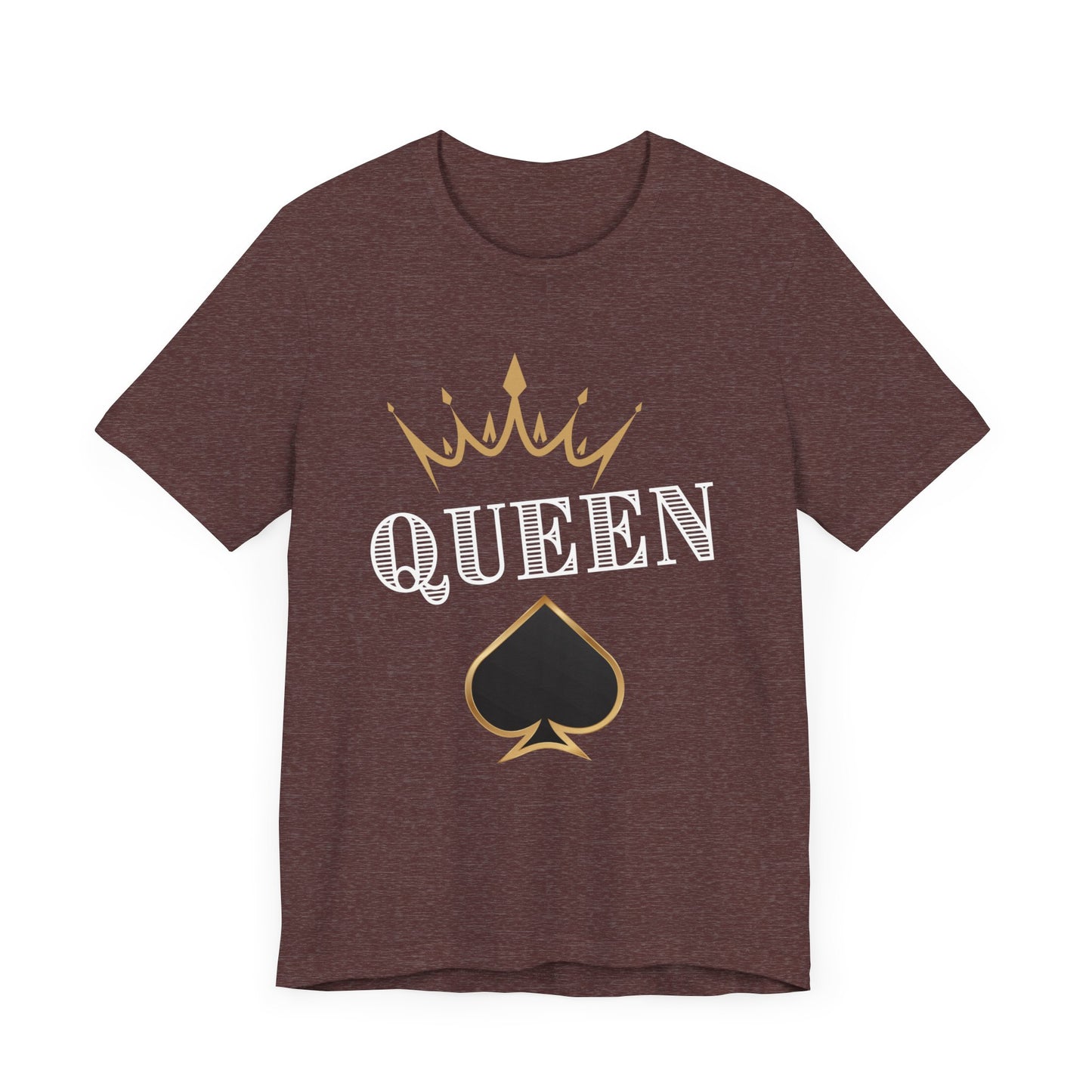 Queen Spades Tee - Unisex Jersey Short Sleeve