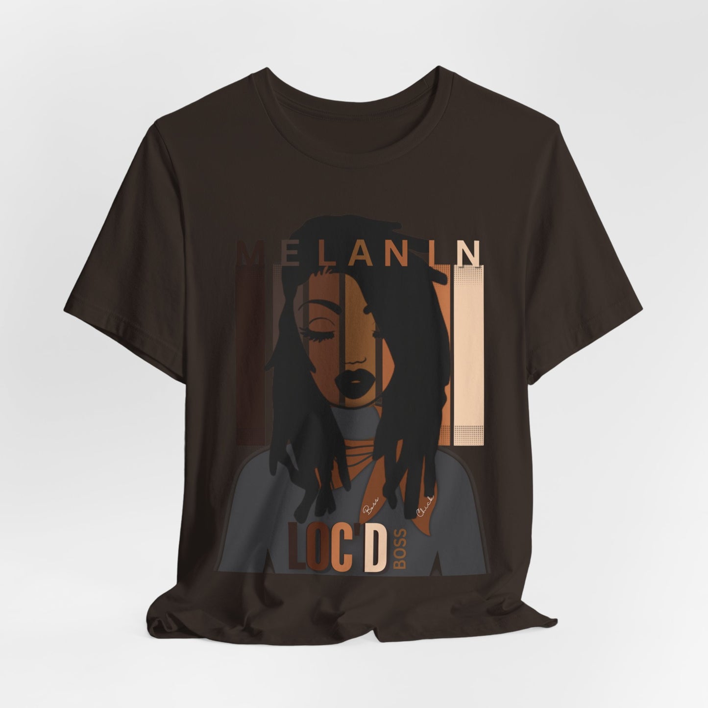 Melanin Loc'd Jersey Short Sleeve Tee