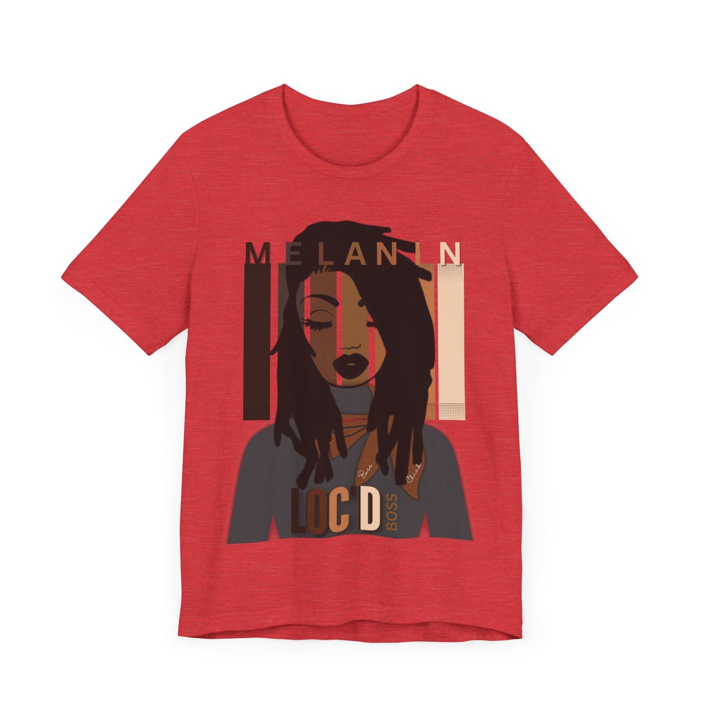 Melanin Loc'd Jersey Short Sleeve Tee