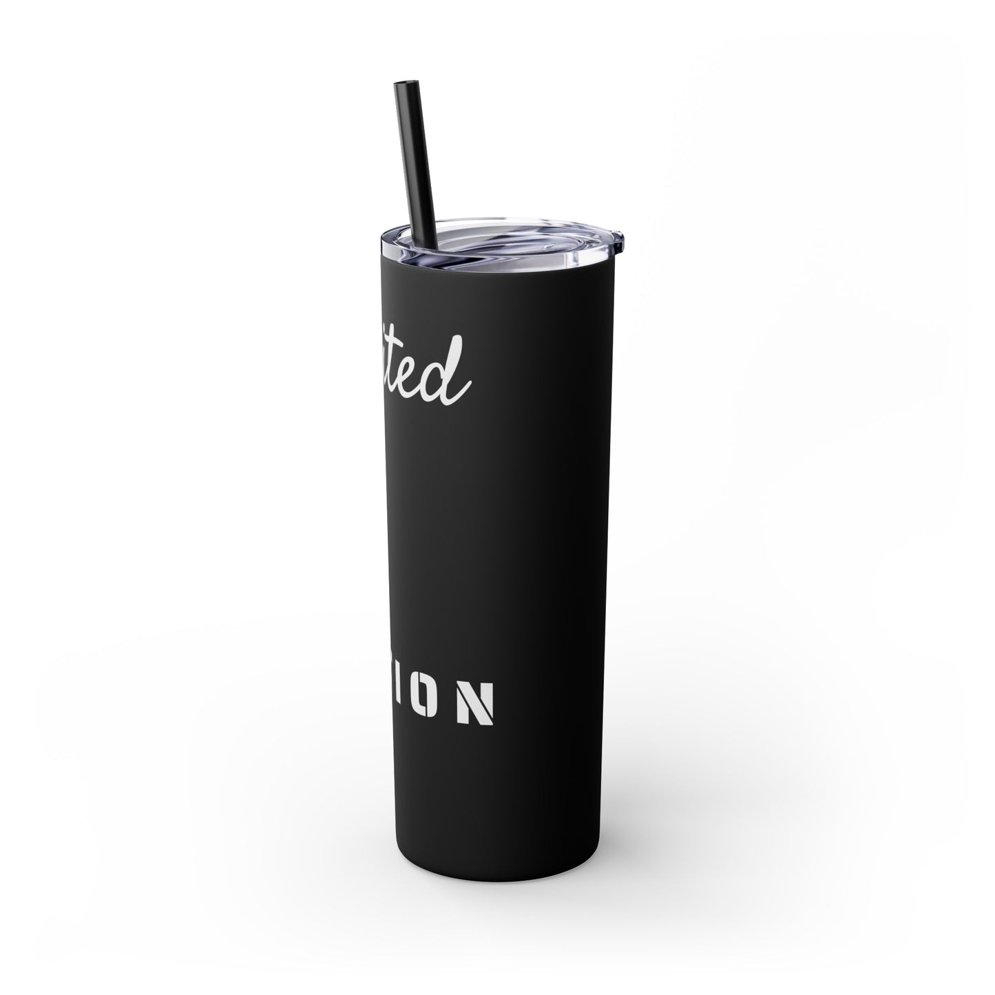 Limited Edition Customizable Skinny Tumbler with Straw, 20oz