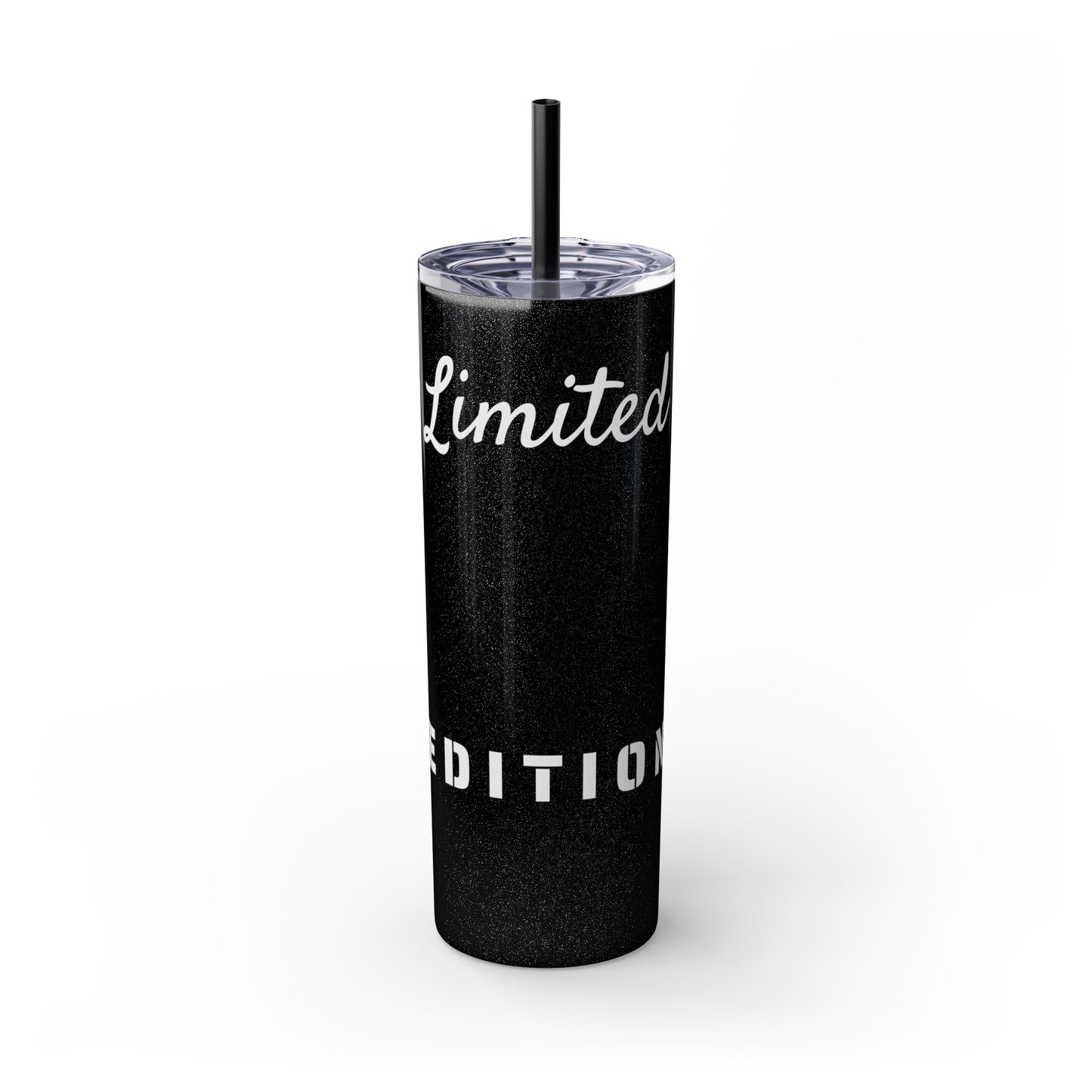 Limited Edition Customizable Skinny Tumbler with Straw, 20oz