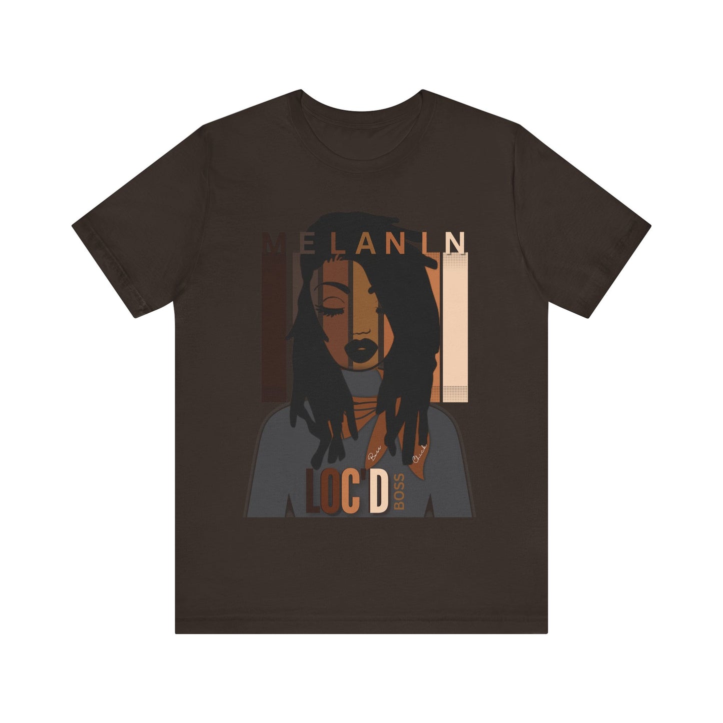 Melanin Loc'd Jersey Short Sleeve Tee