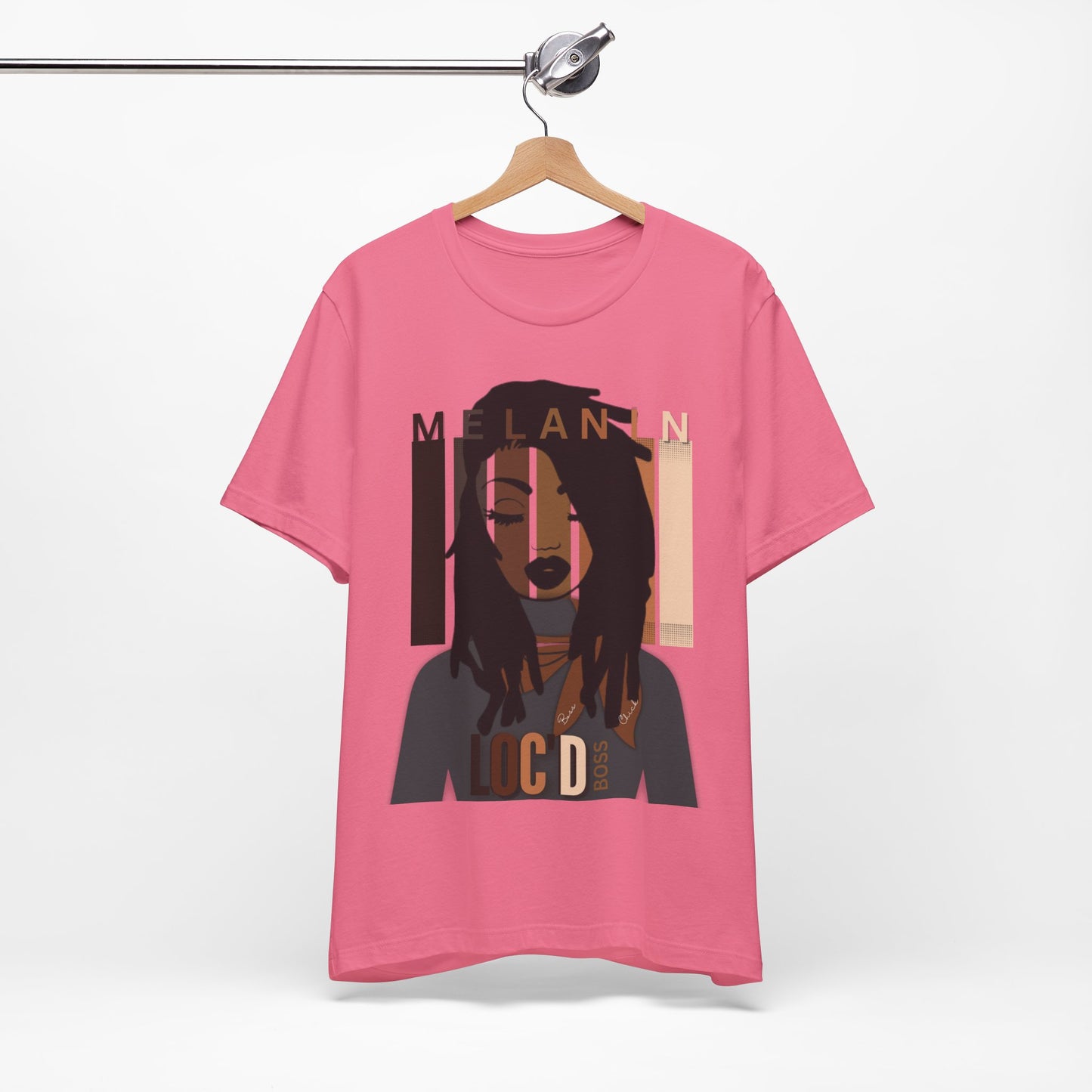 Melanin Loc'd Jersey Short Sleeve Tee