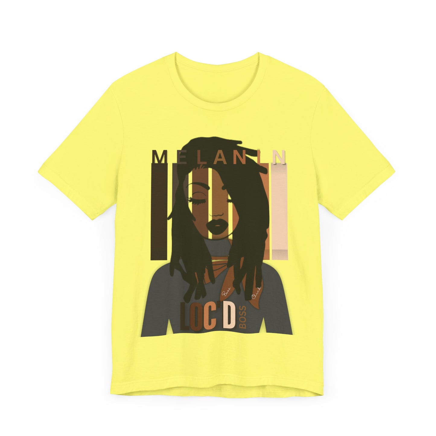Melanin Loc'd Jersey Short Sleeve Tee