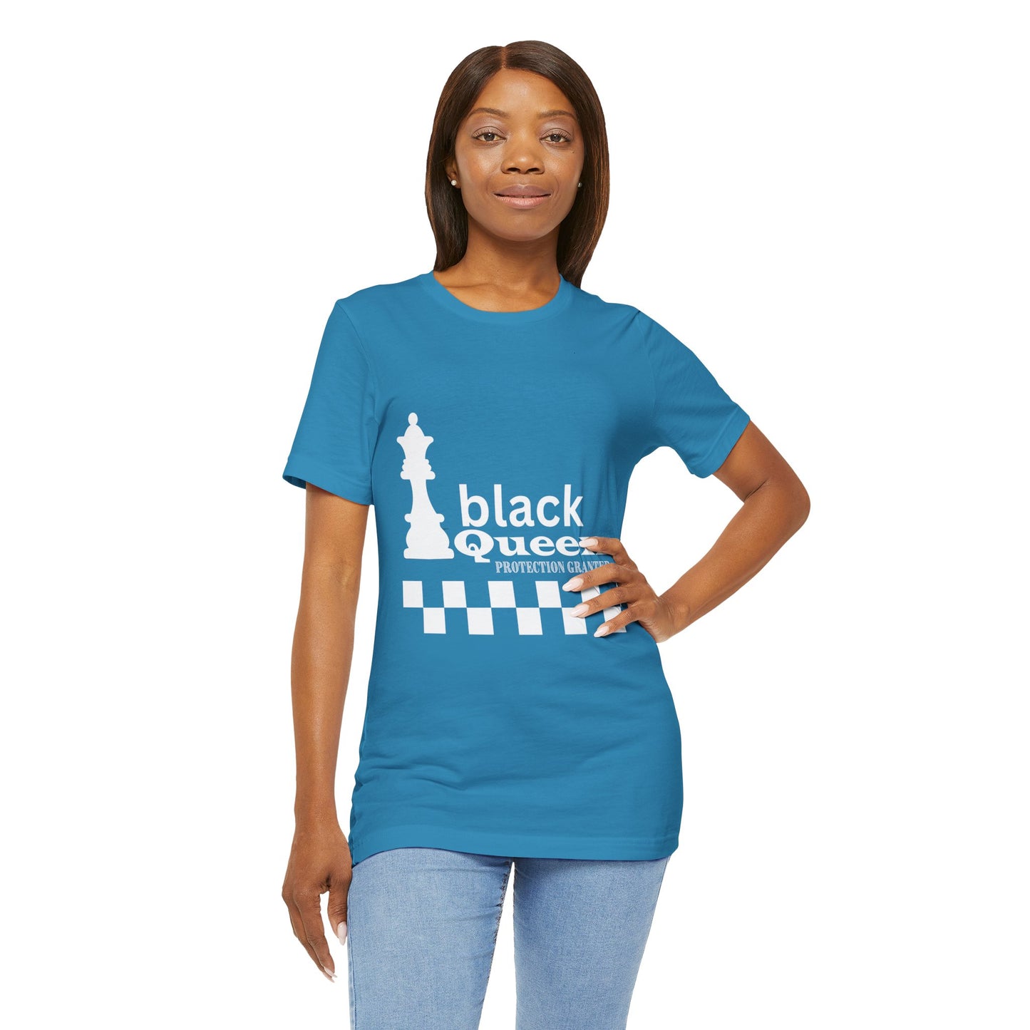 Black Queen Chess Tee - Unisex Jersey Short Sleeve