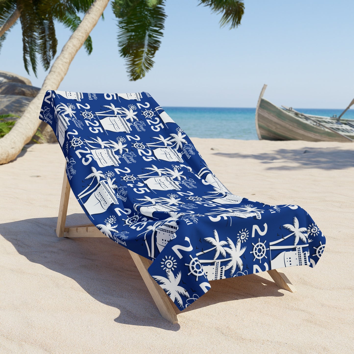 Cruise Squad 2025 Beach Towel