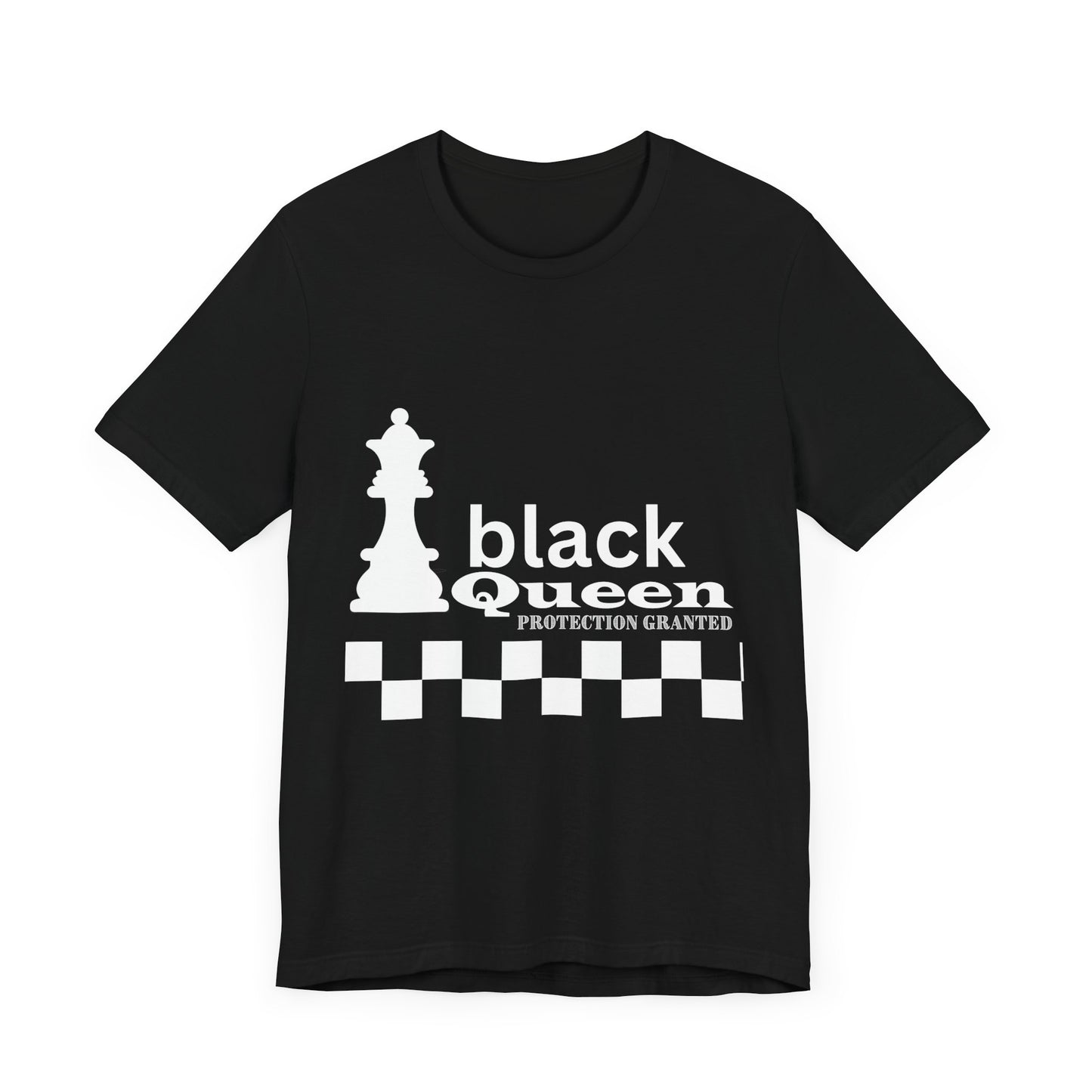 Black Queen Chess Tee - Unisex Jersey Short Sleeve