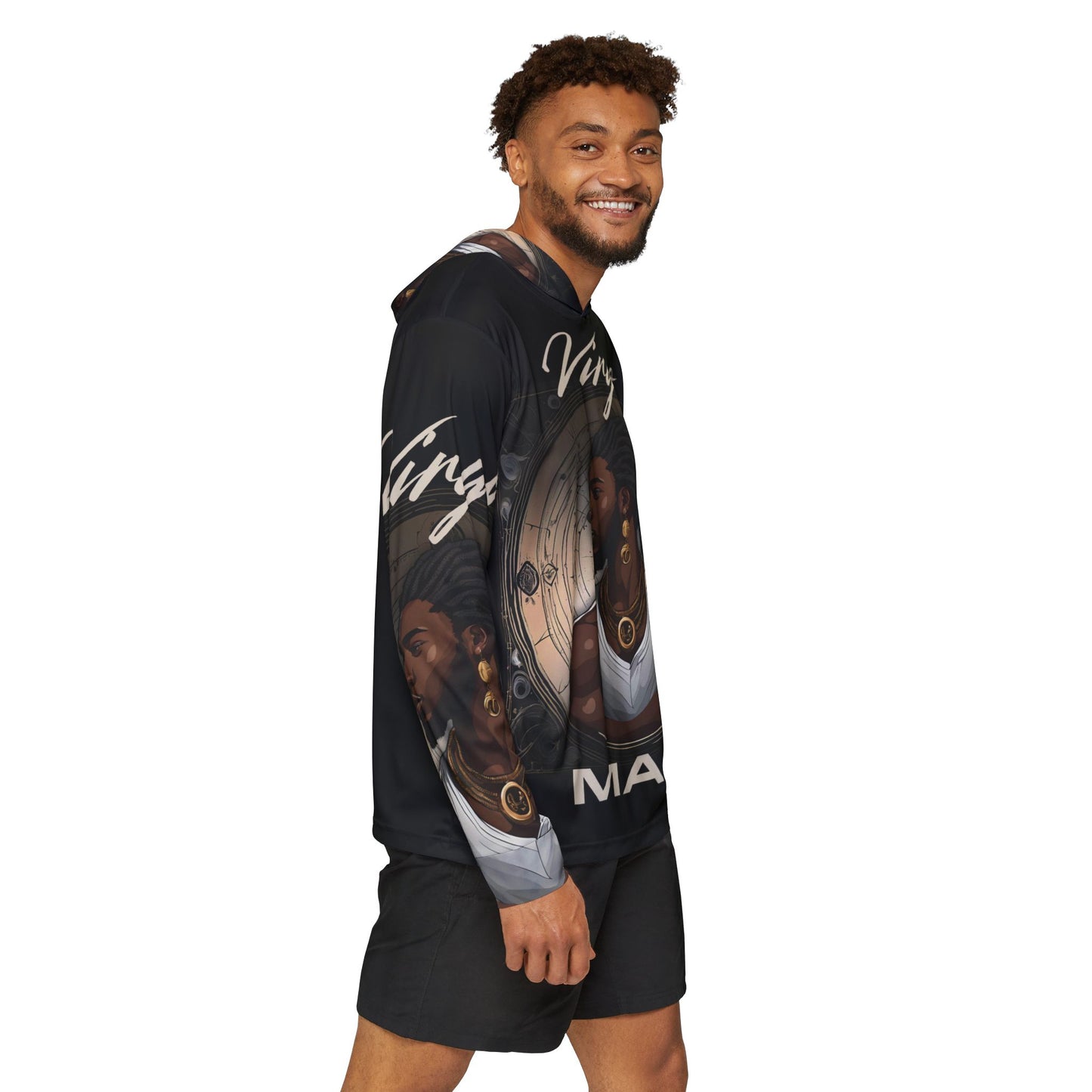 Virgo Man's Sports Warmup Hoodie