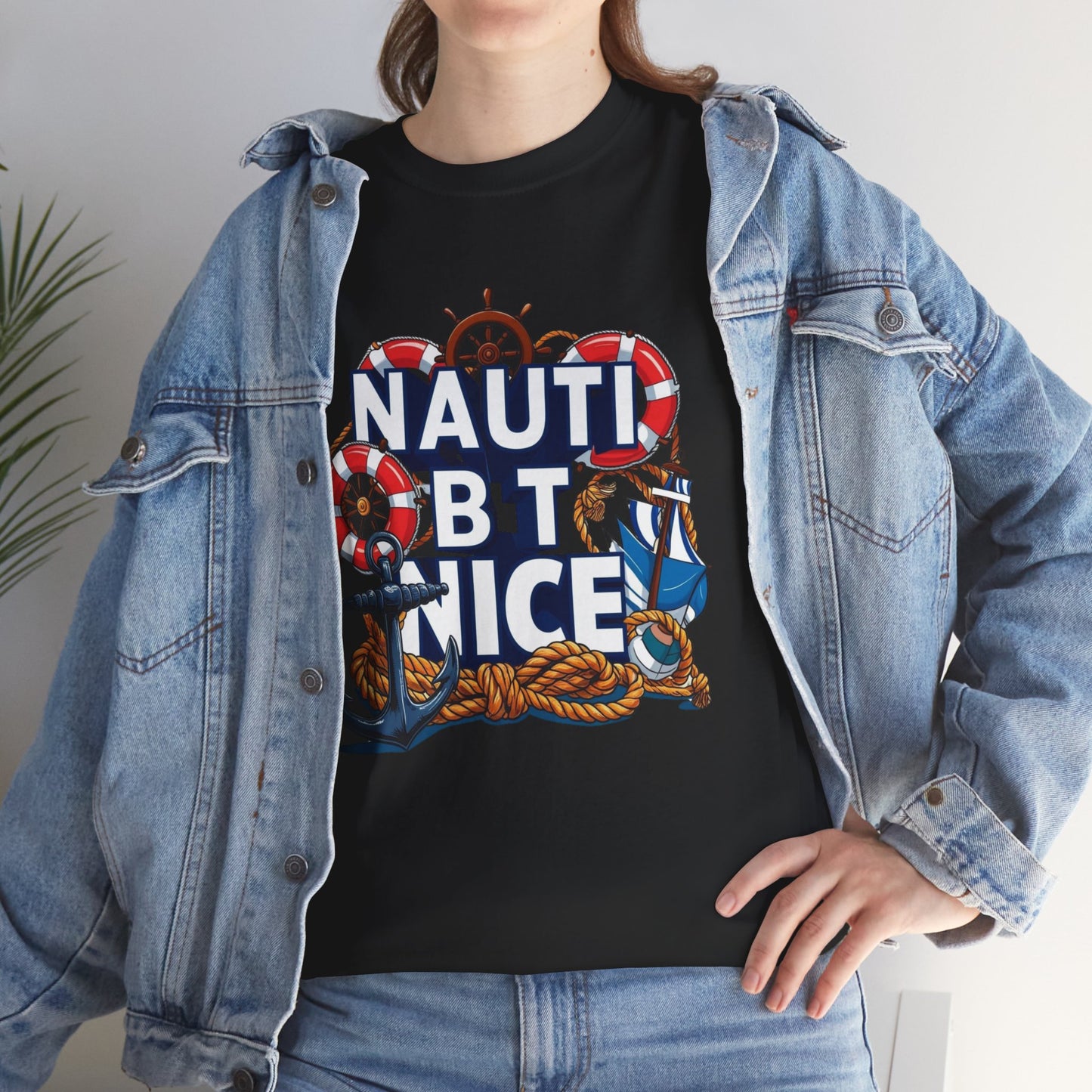Nautical Unisex Tee - NAUTI BUT NICE Design