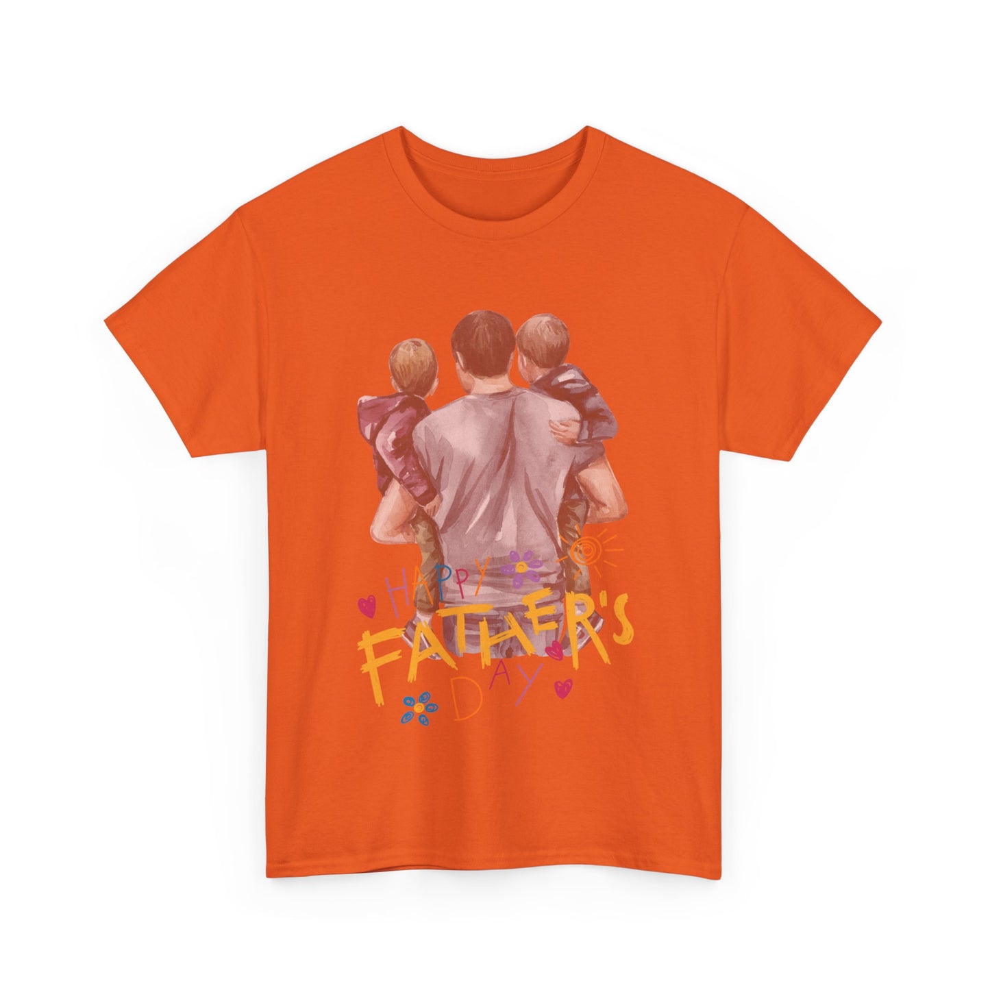 Happy Father's Day Unisex Heavy Cotton Tee