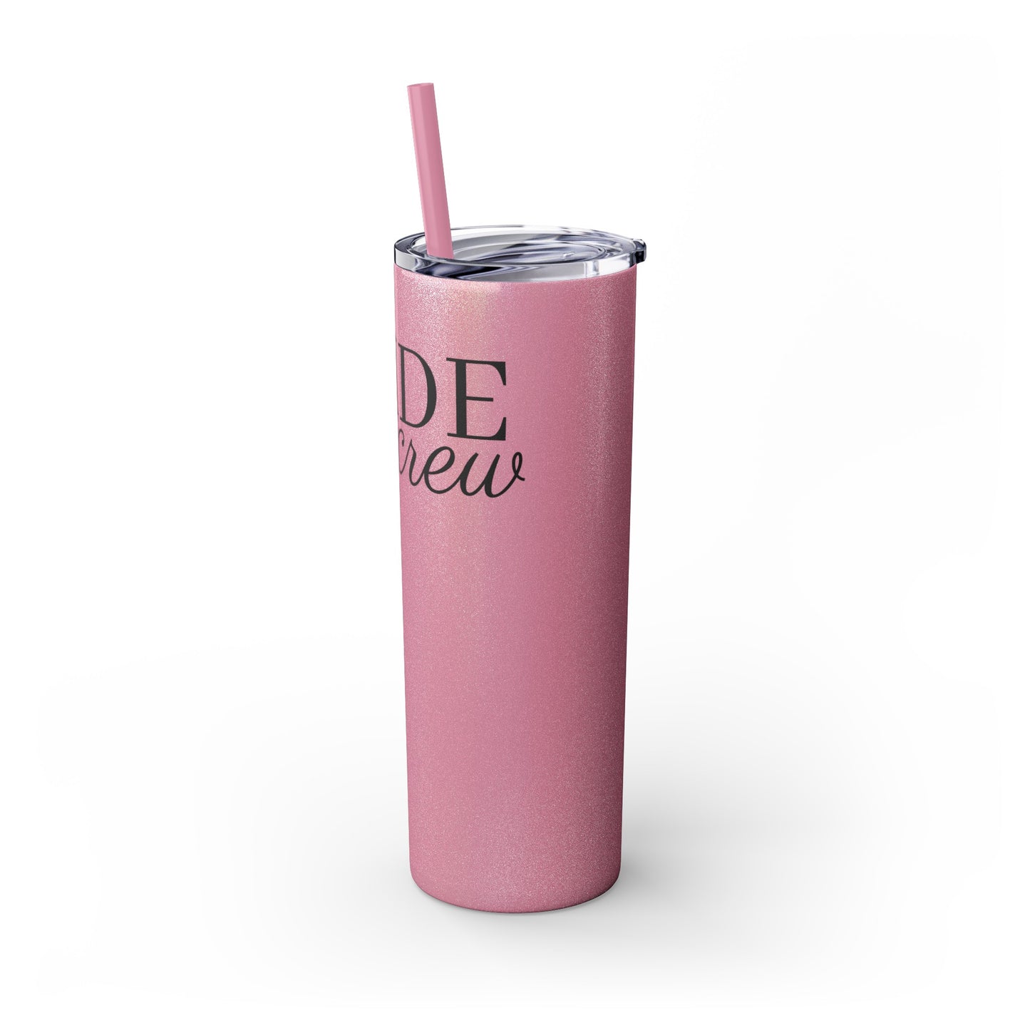 Bride Crew Skinny Tumbler with Straw, 20oz