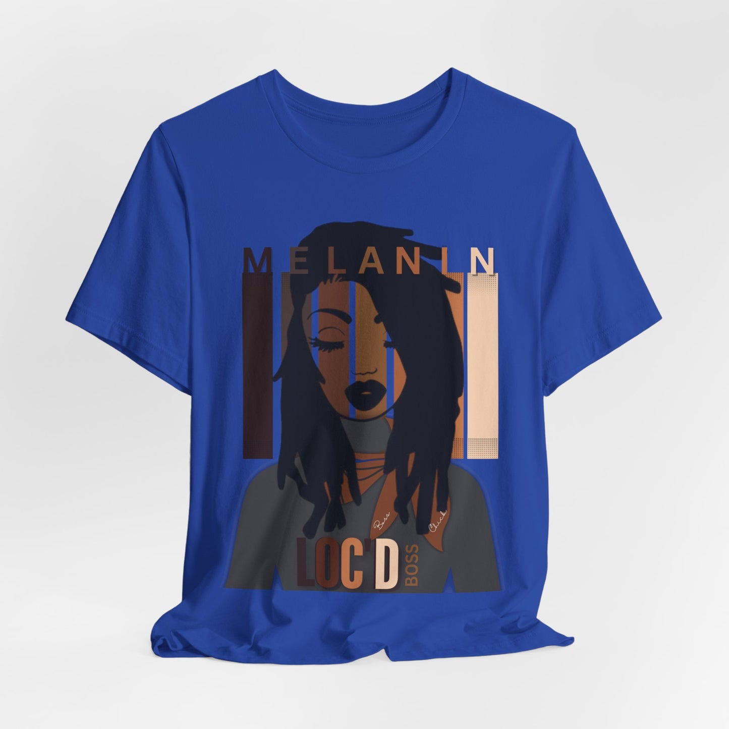 Melanin Loc'd Jersey Short Sleeve Tee