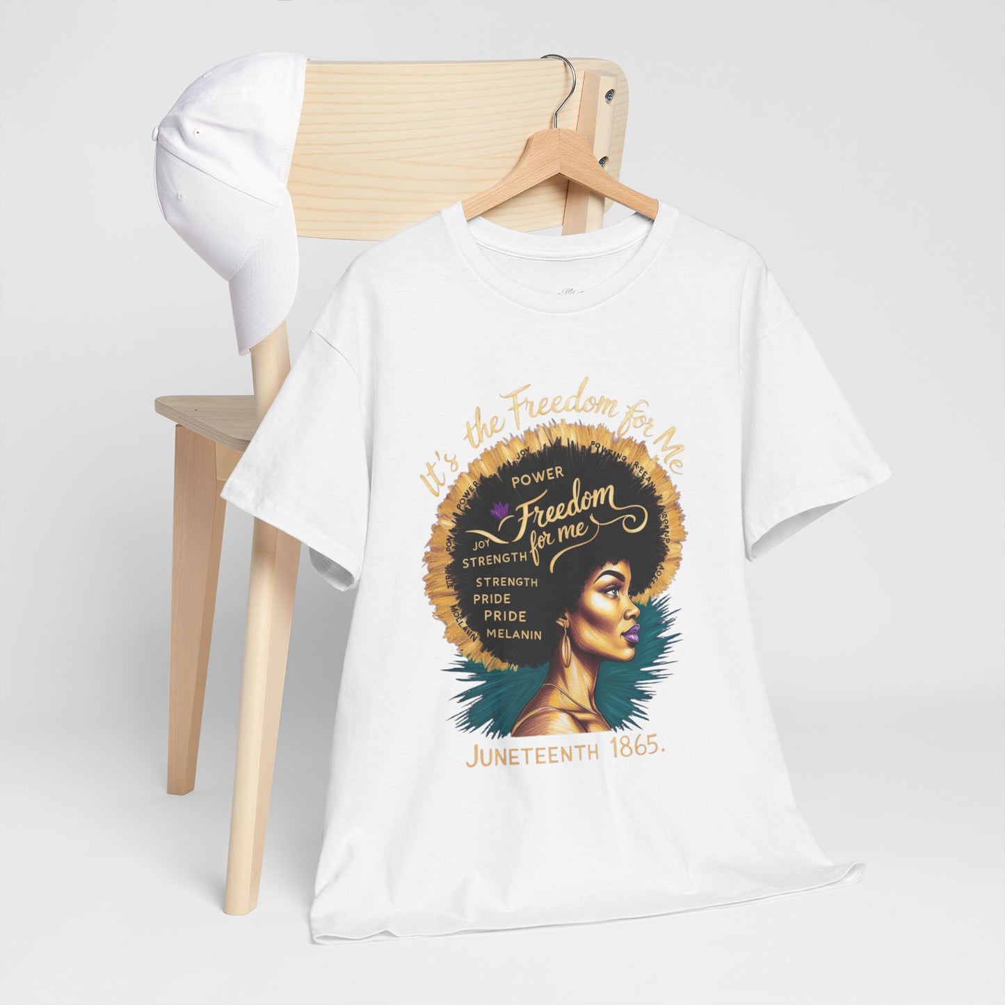 Graphic Tee - Juneteenth 1865 Freedom for Me Design