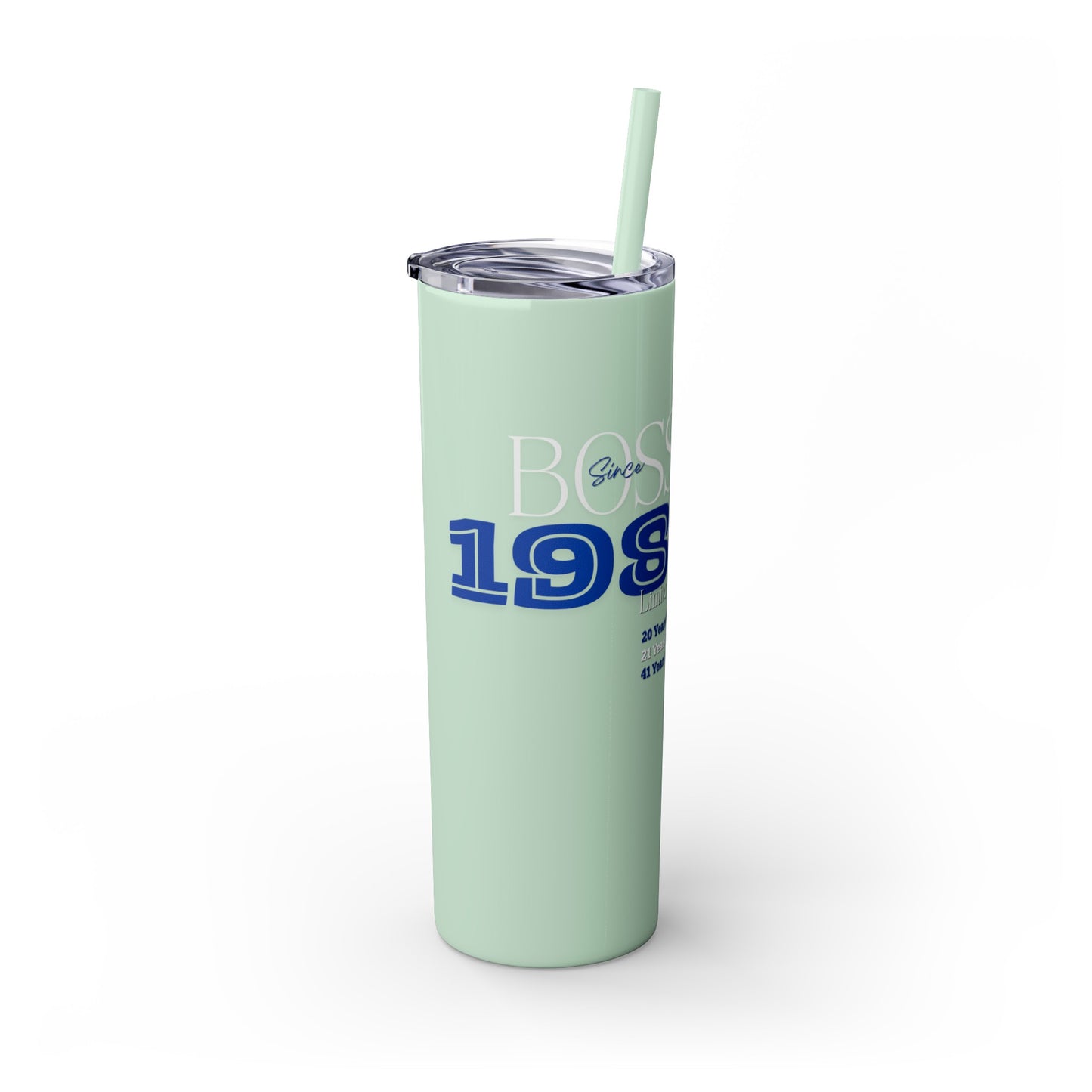 1983 Born Skinny Tumbler with Straw, 20oz