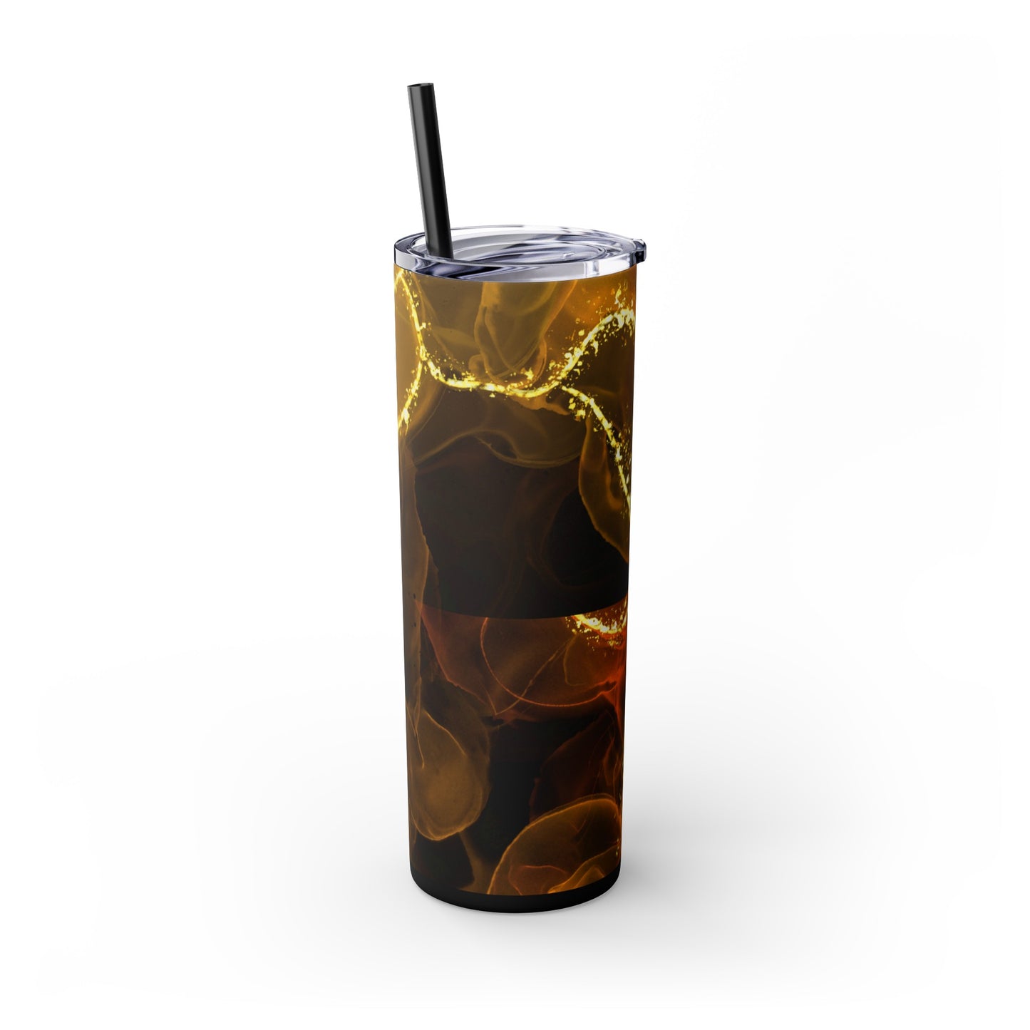 Fire Skinny Tumbler with Straw, 20oz Model# 051701
