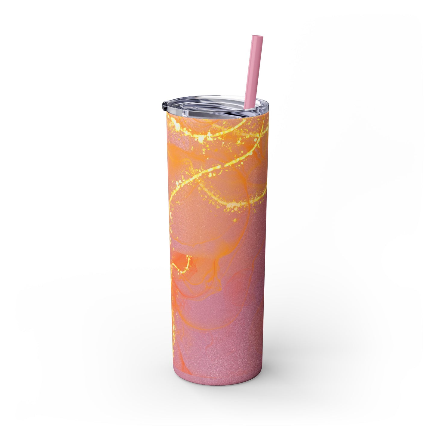 Fire Skinny Tumbler with Straw, 20oz Model# 051701