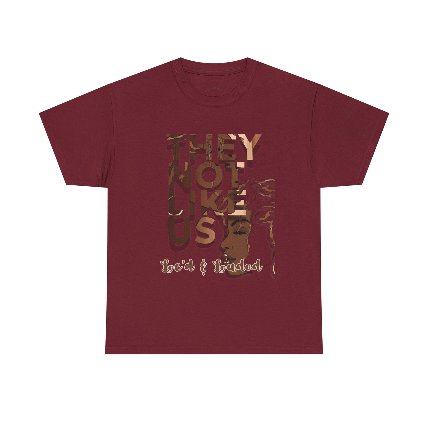 They Not Like Us Loc'd Unisex Heavy Cotton Tee - Melanated Commemorative T-Shirt