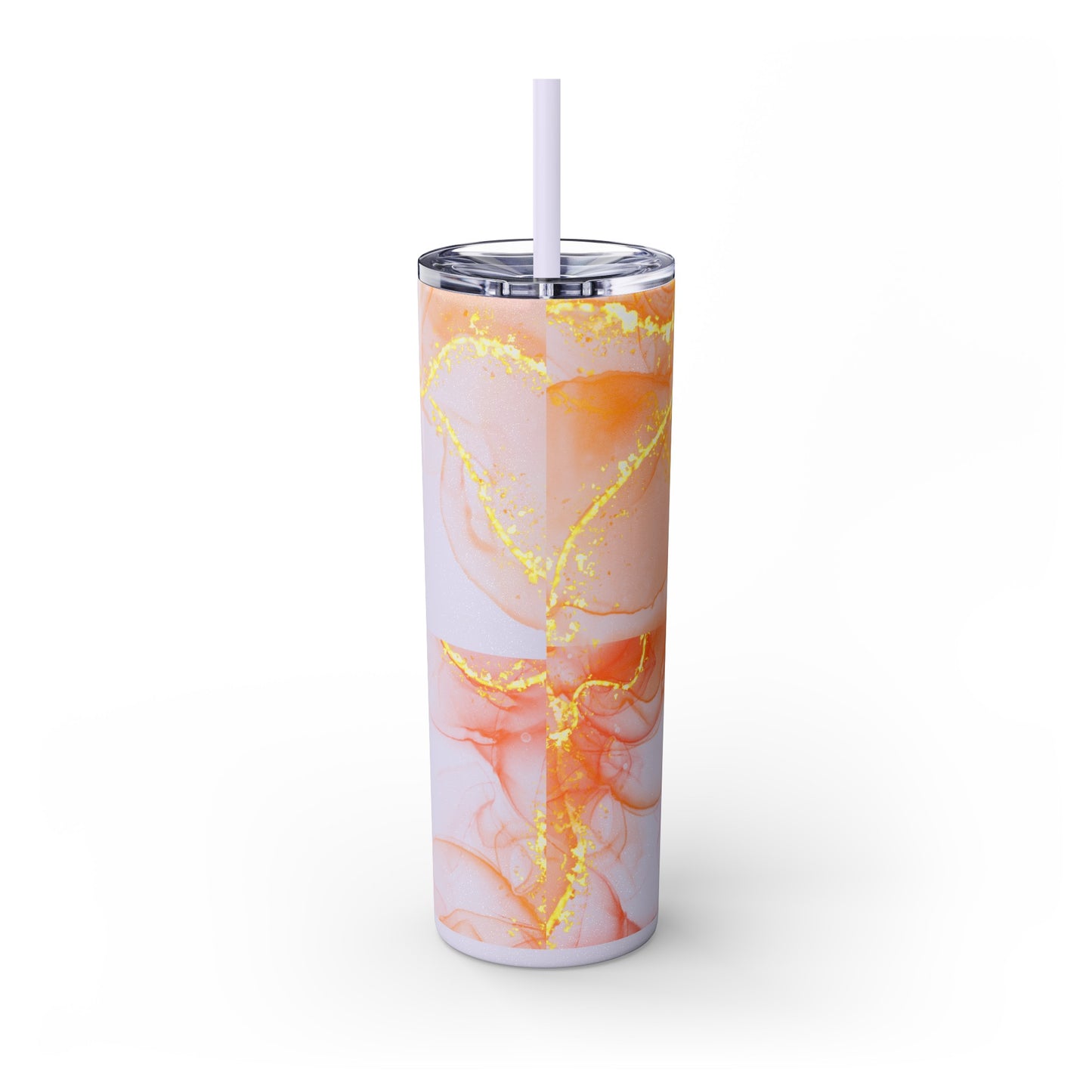 Fire Skinny Tumbler with Straw, 20oz Model# 051701