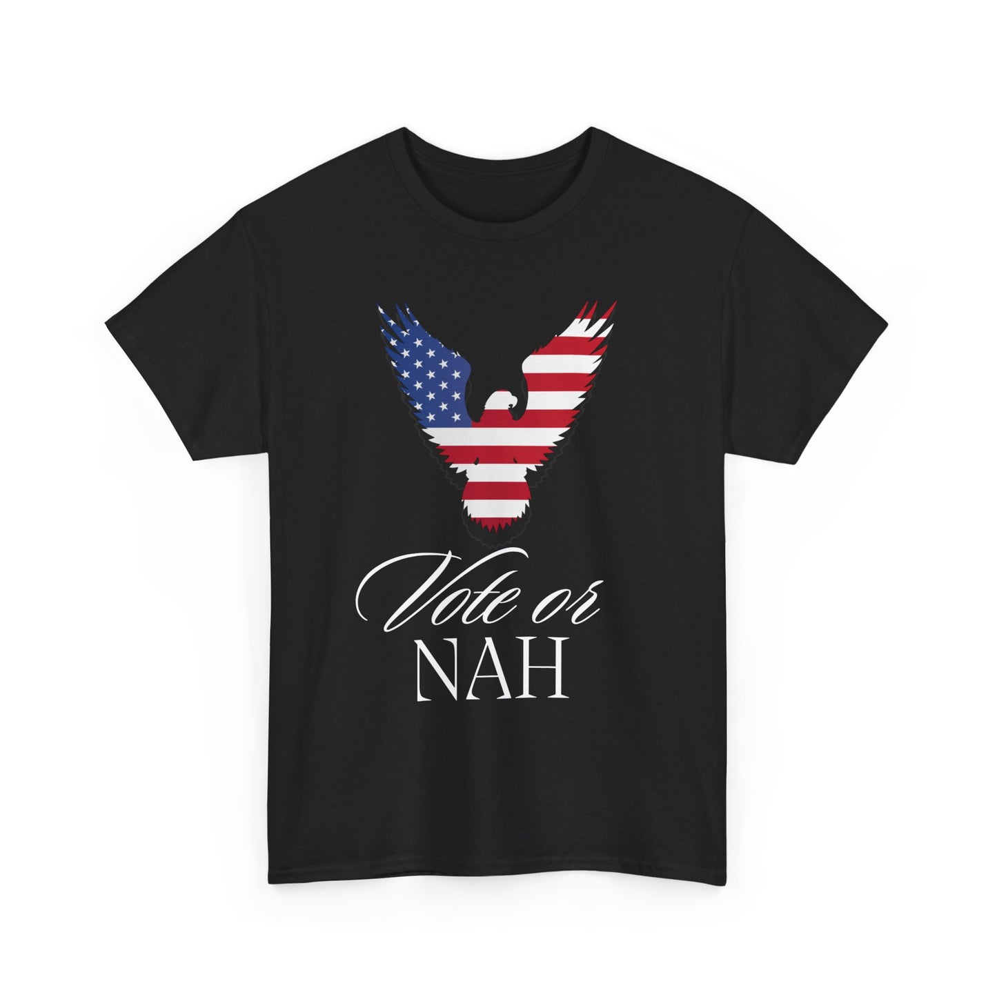 Unisex Heavy Cotton Tee - Vote or Nah Inspired Rock the Vote Shirt