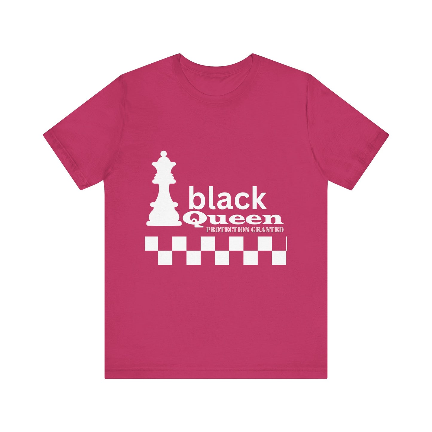 Black Queen Chess Tee - Unisex Jersey Short Sleeve