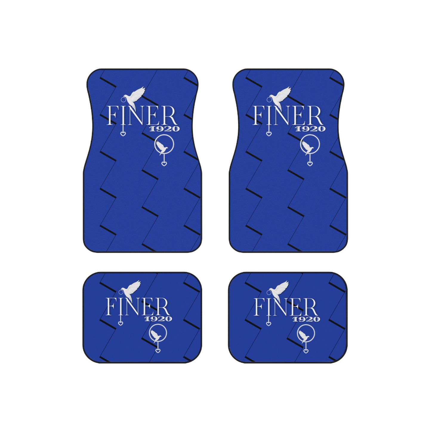 Finer 1920 Car Mats (Set of 4)-VMA Specialties Boutique