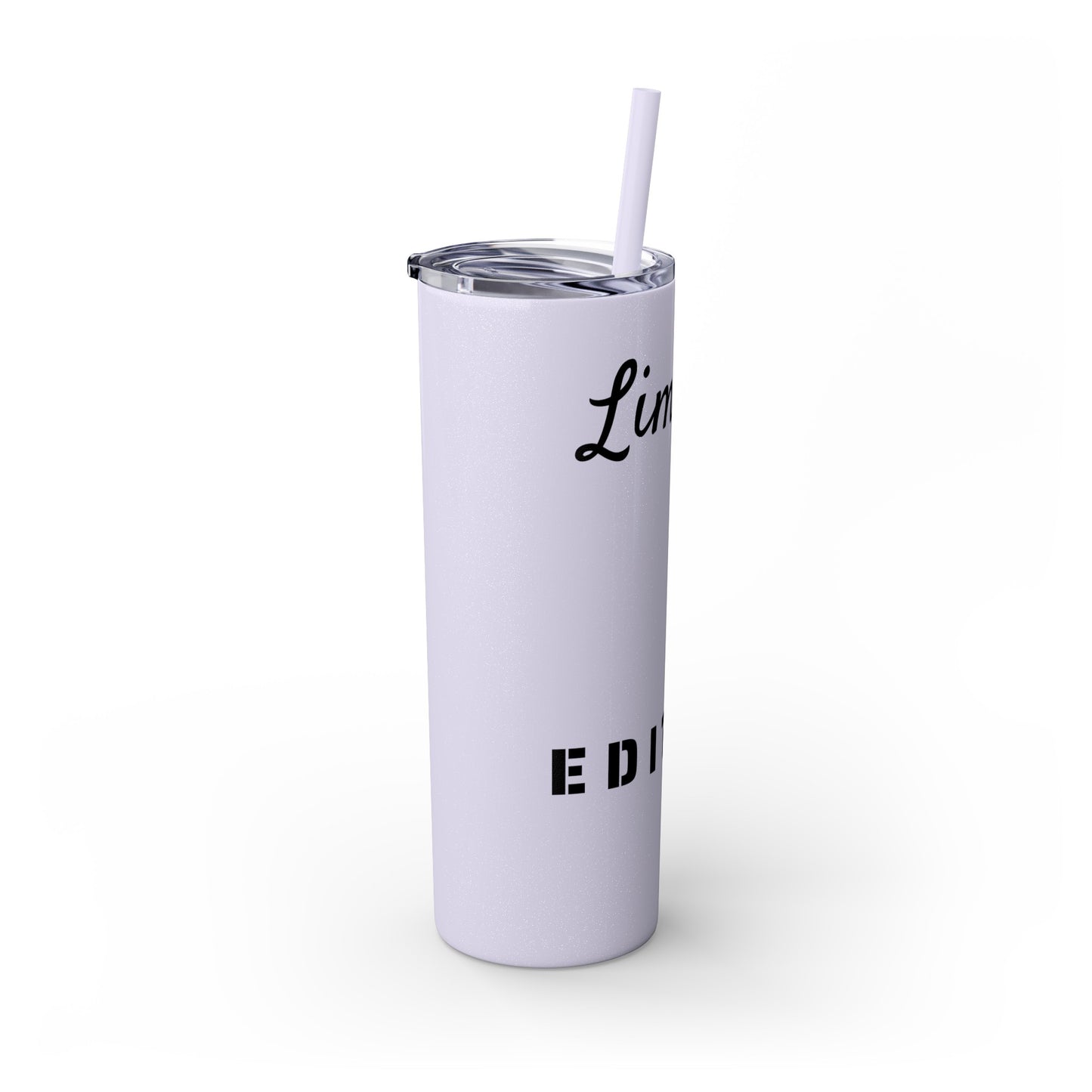 Limited Edition Customizable Skinny Tumbler with Straw, 20oz