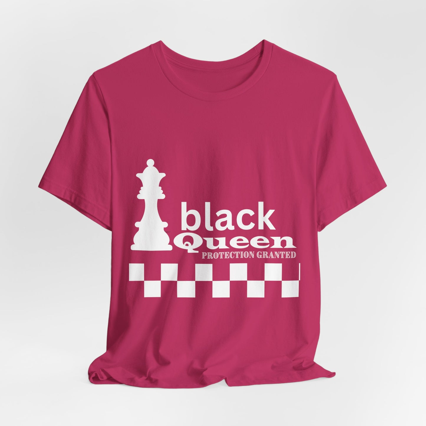 Black Queen Chess Tee - Unisex Jersey Short Sleeve