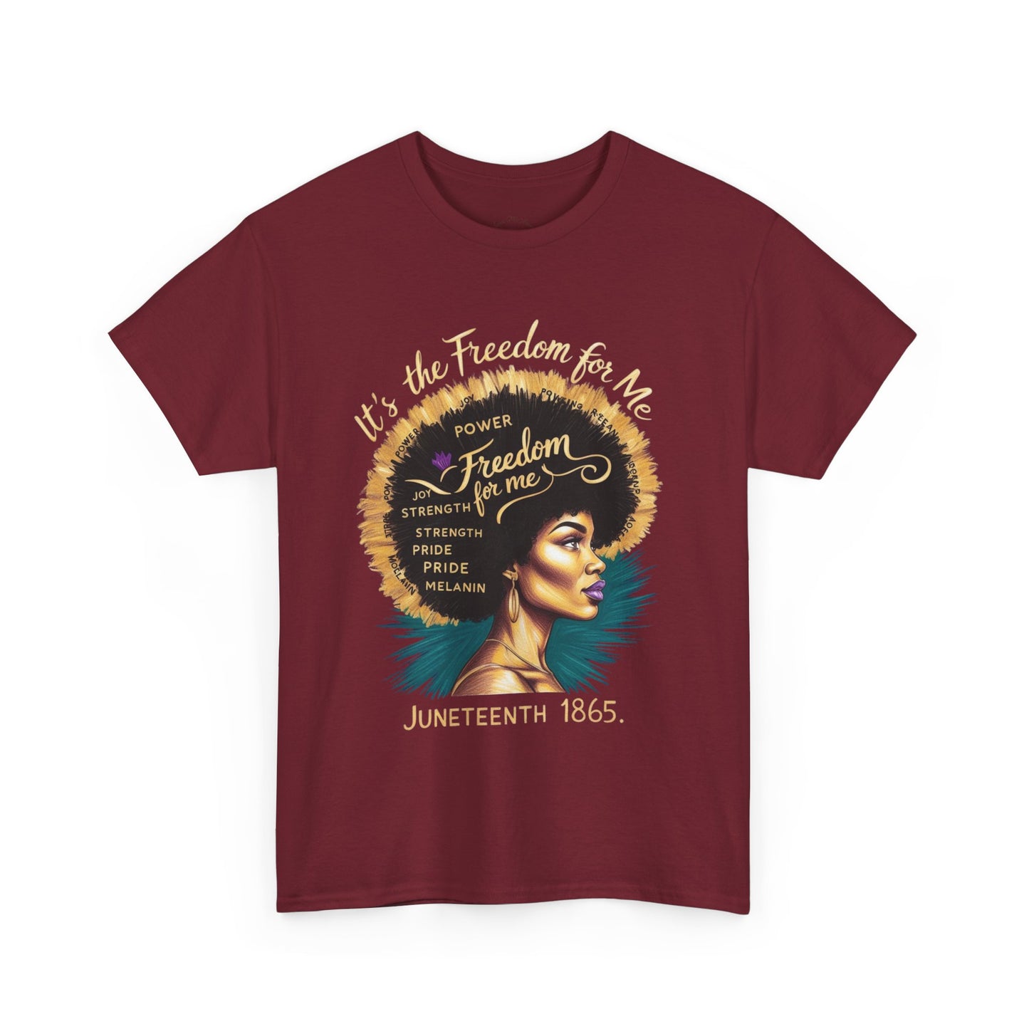 Graphic Tee - Juneteenth 1865 Freedom for Me Design
