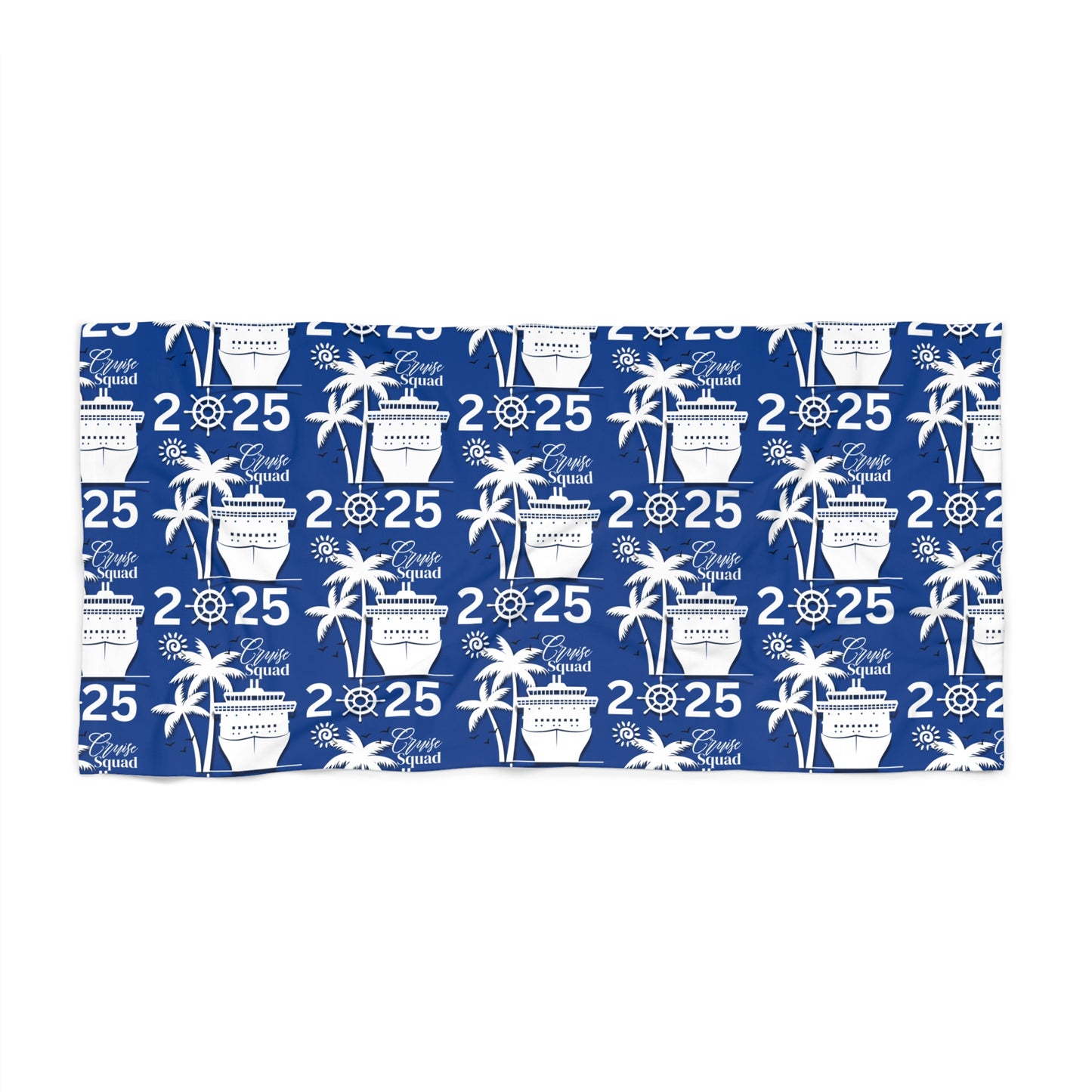 Cruise Squad 2025 Beach Towel