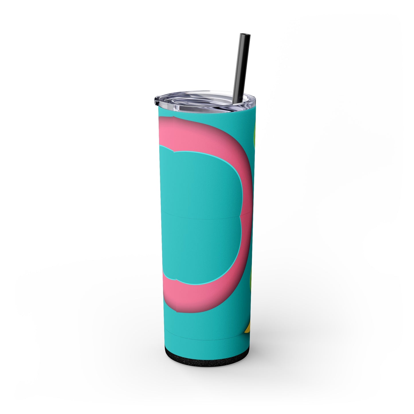 Cotton Candy Skinny Tumbler with Straw, 20oz