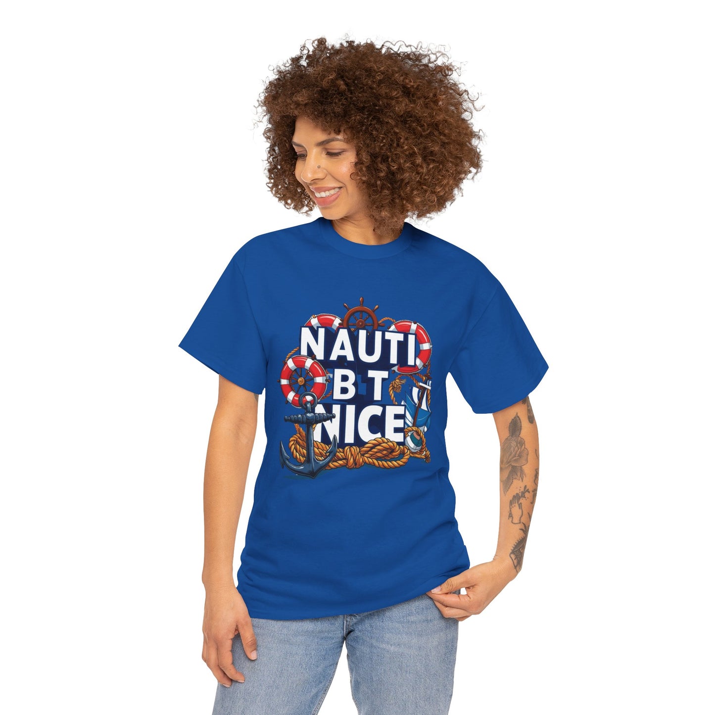 Nautical Unisex Tee - NAUTI BUT NICE Design