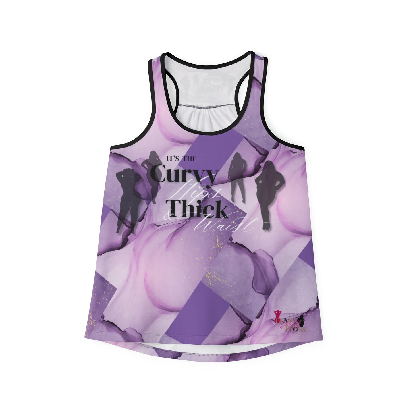 Curvy Hips Thick Waist Purple Haze Women's Tank Top-VMA Specialties Boutique
