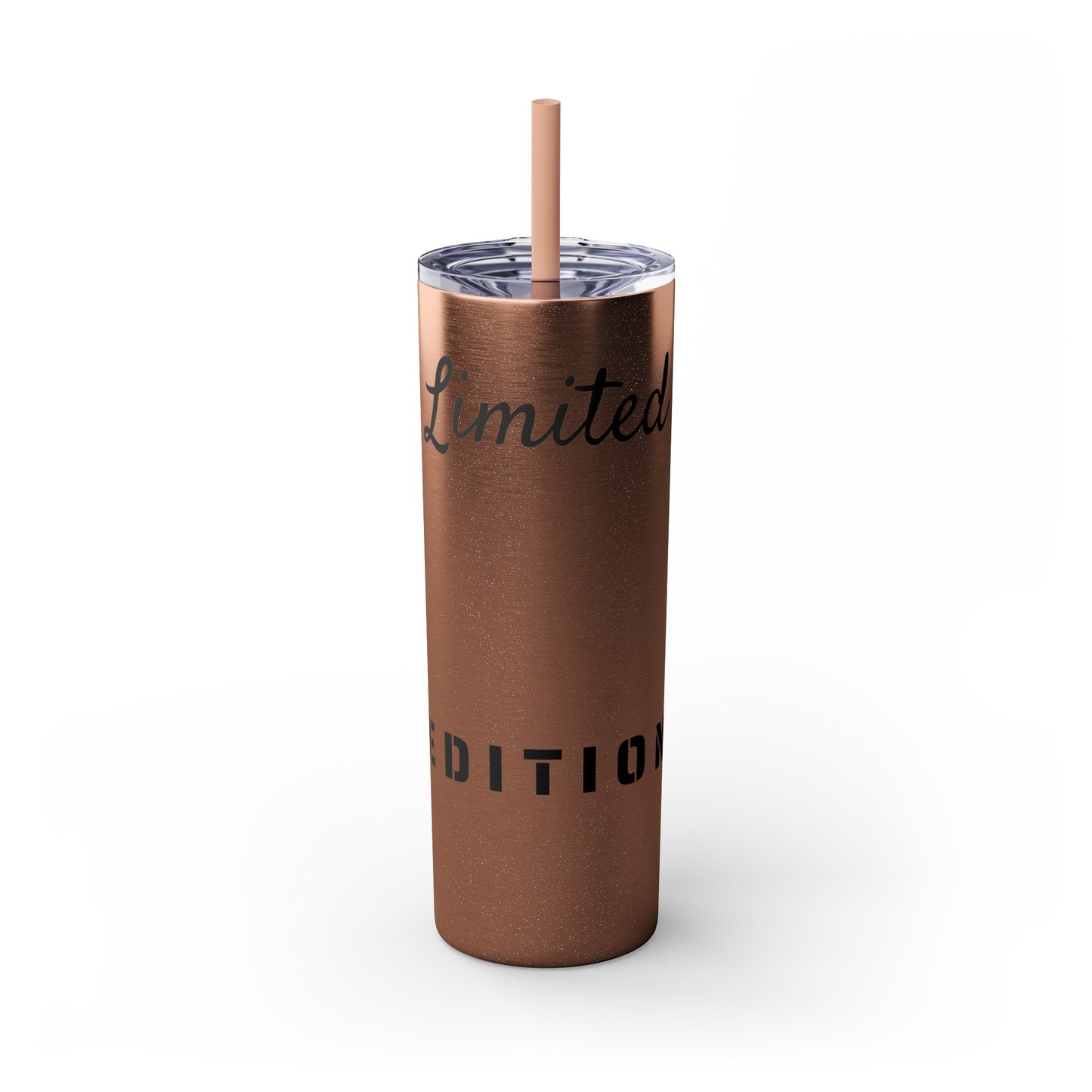 Limited Edition Customizable Skinny Tumbler with Straw, 20oz