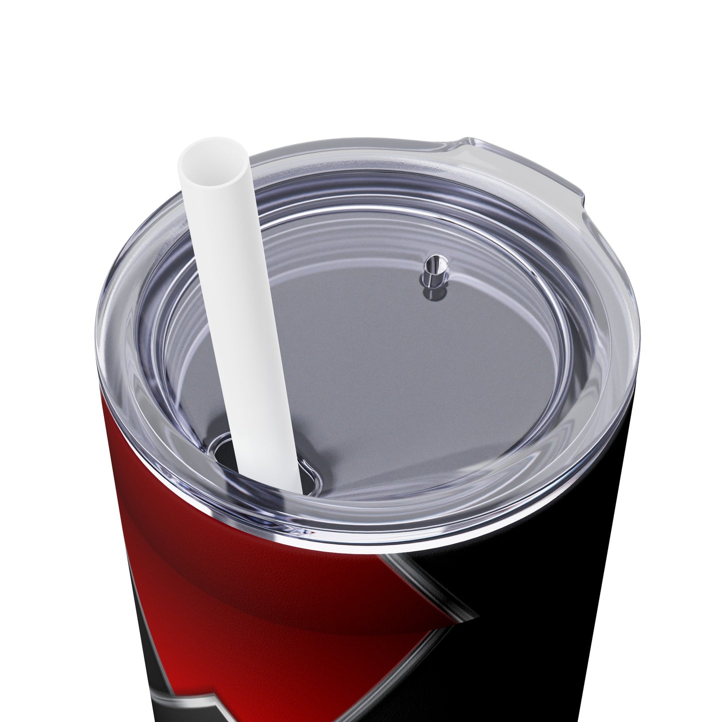 DANGER Skinny Tumbler with Straw, 20oz