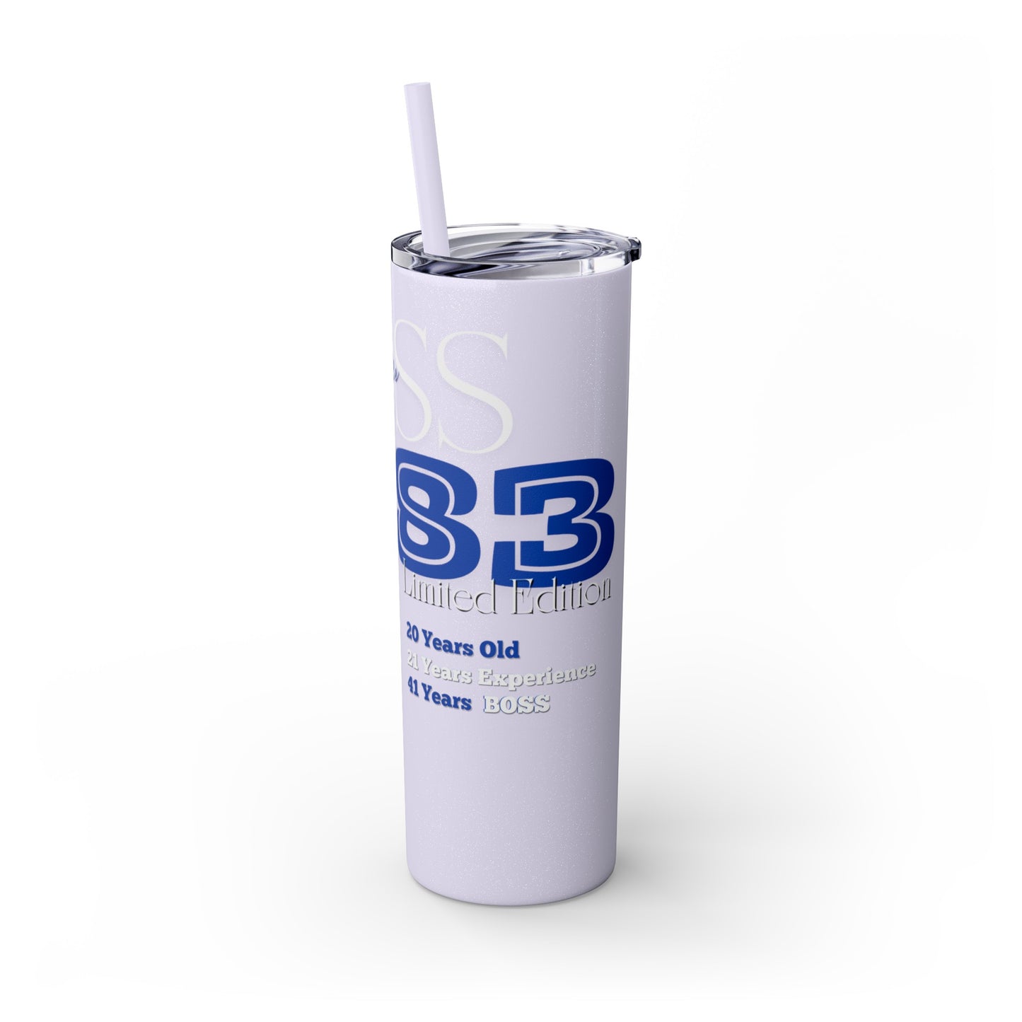 Customizable 1983 Born Skinny Tumbler with Straw, 20oz