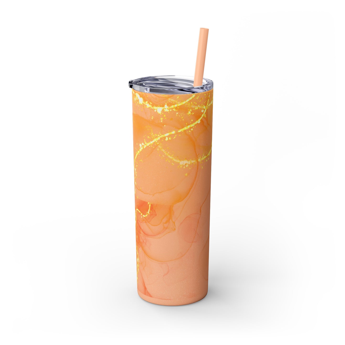 Fire Skinny Tumbler with Straw, 20oz Model# 051701