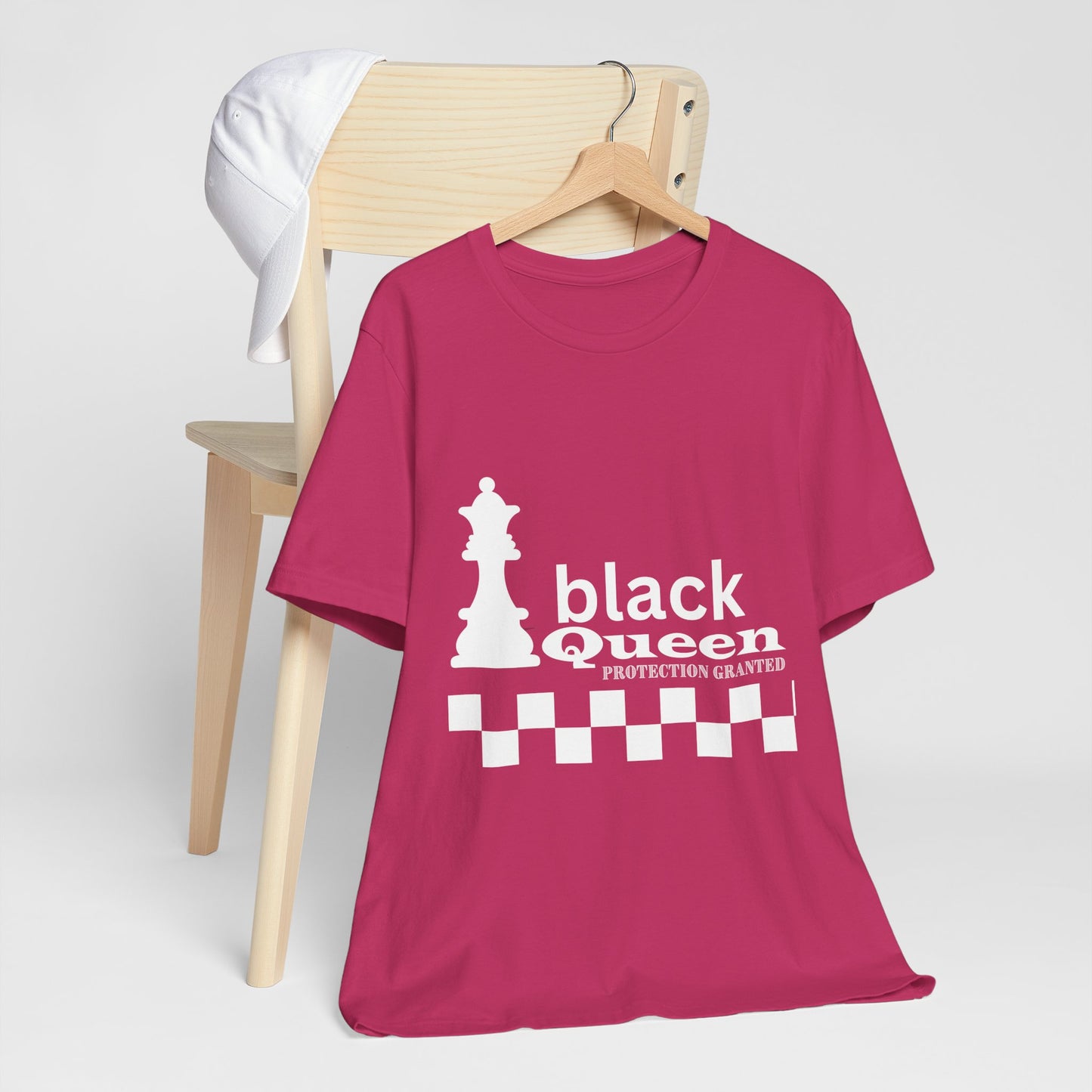 Black Queen Chess Tee - Unisex Jersey Short Sleeve