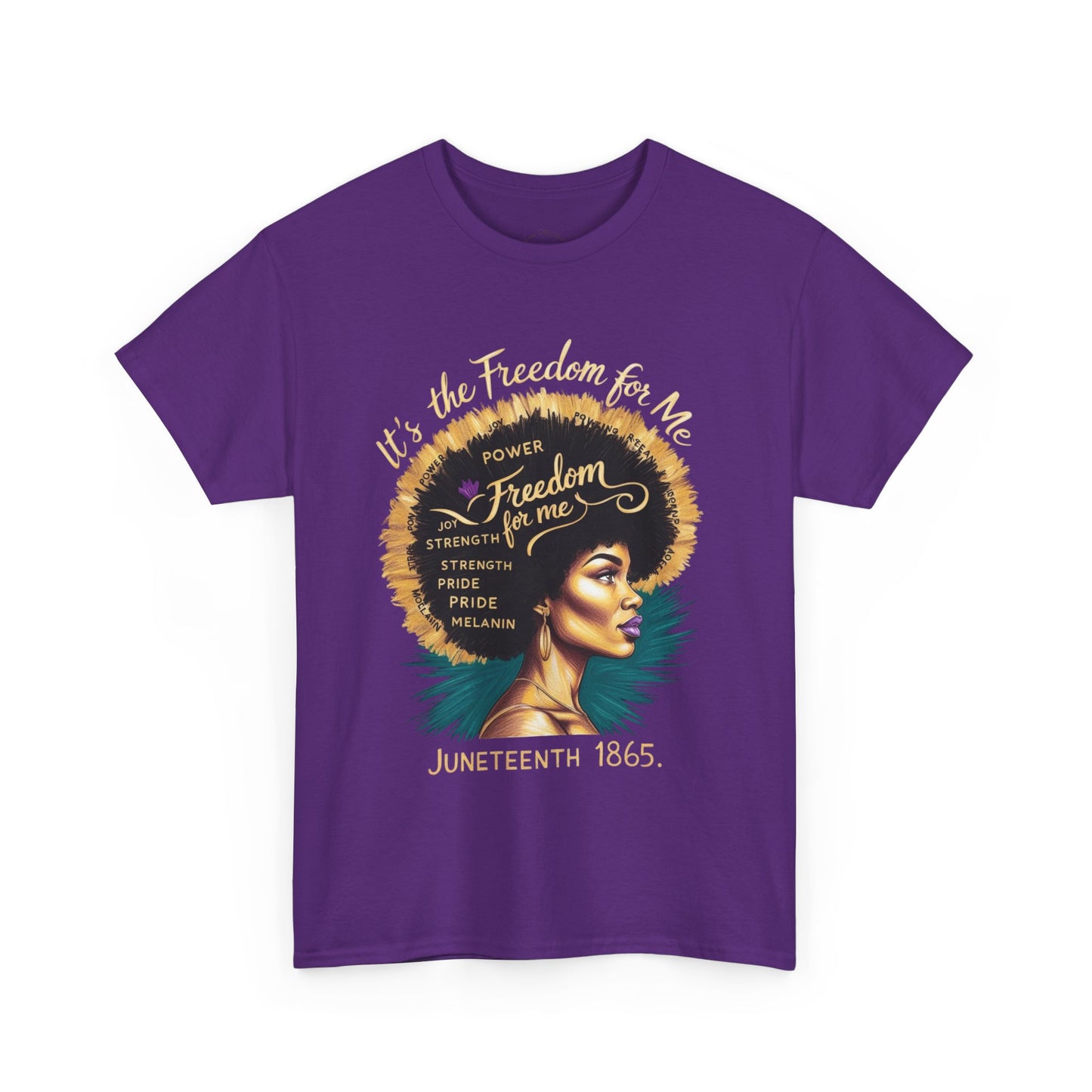 Graphic Tee - Juneteenth 1865 Freedom for Me Design