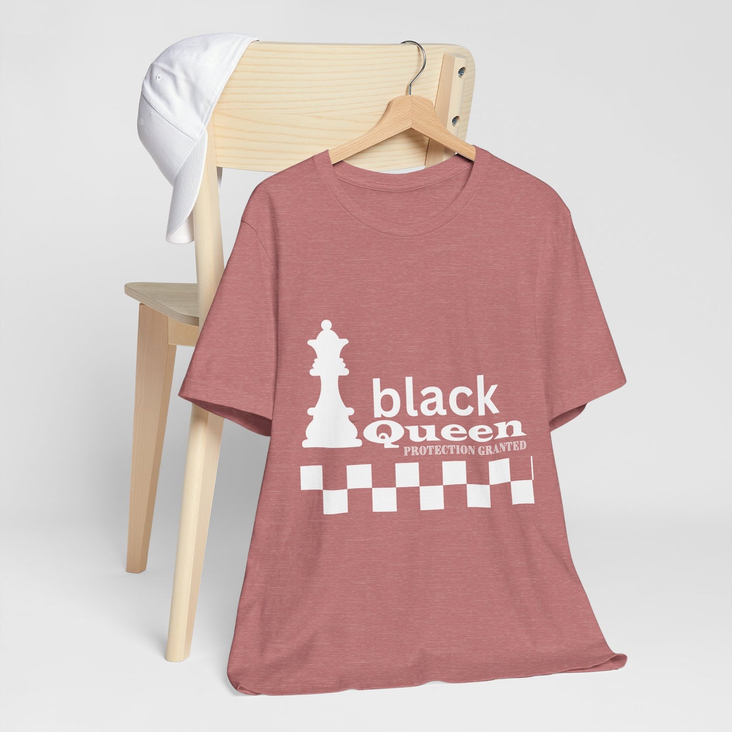 Black Queen Chess Tee - Unisex Jersey Short Sleeve