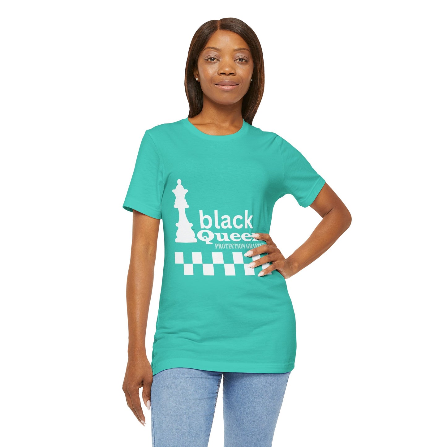 Black Queen Chess Tee - Unisex Jersey Short Sleeve