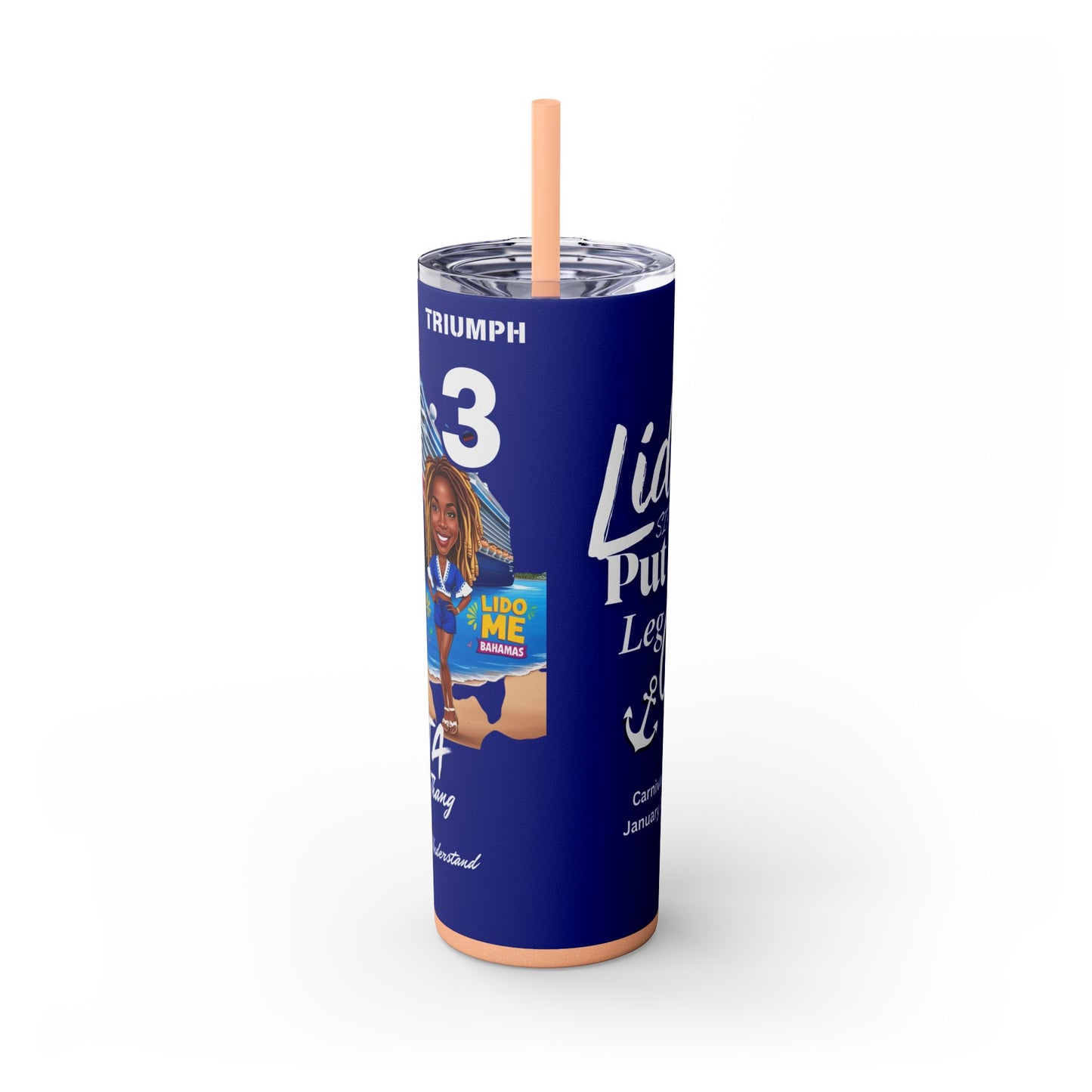 Tumbler - Tre LIDO DECK Beach and Poolside Theme