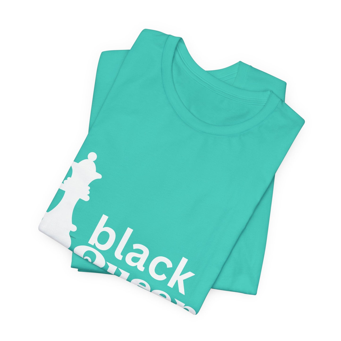 Black Queen Chess Tee - Unisex Jersey Short Sleeve