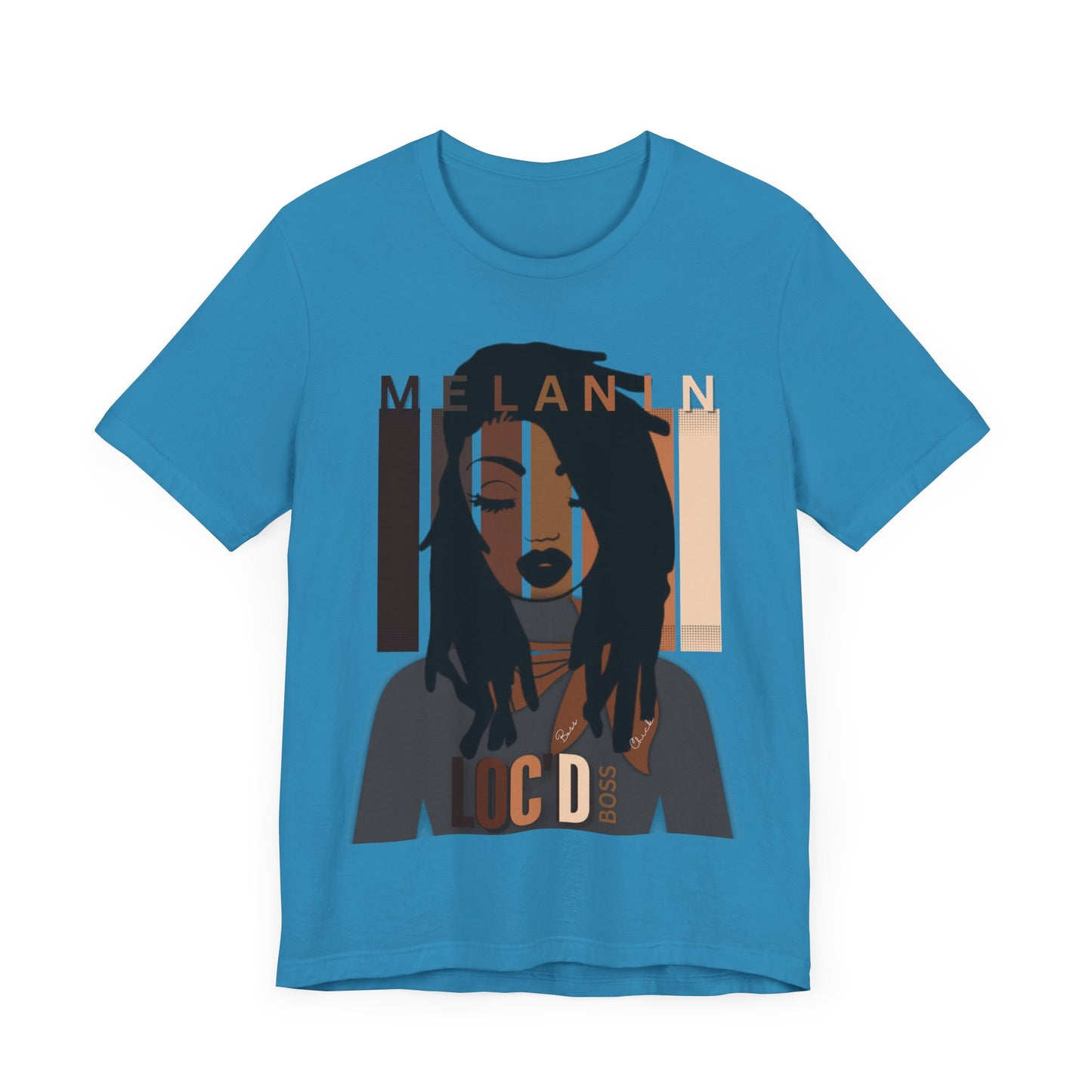 Melanin Loc'd Jersey Short Sleeve Tee
