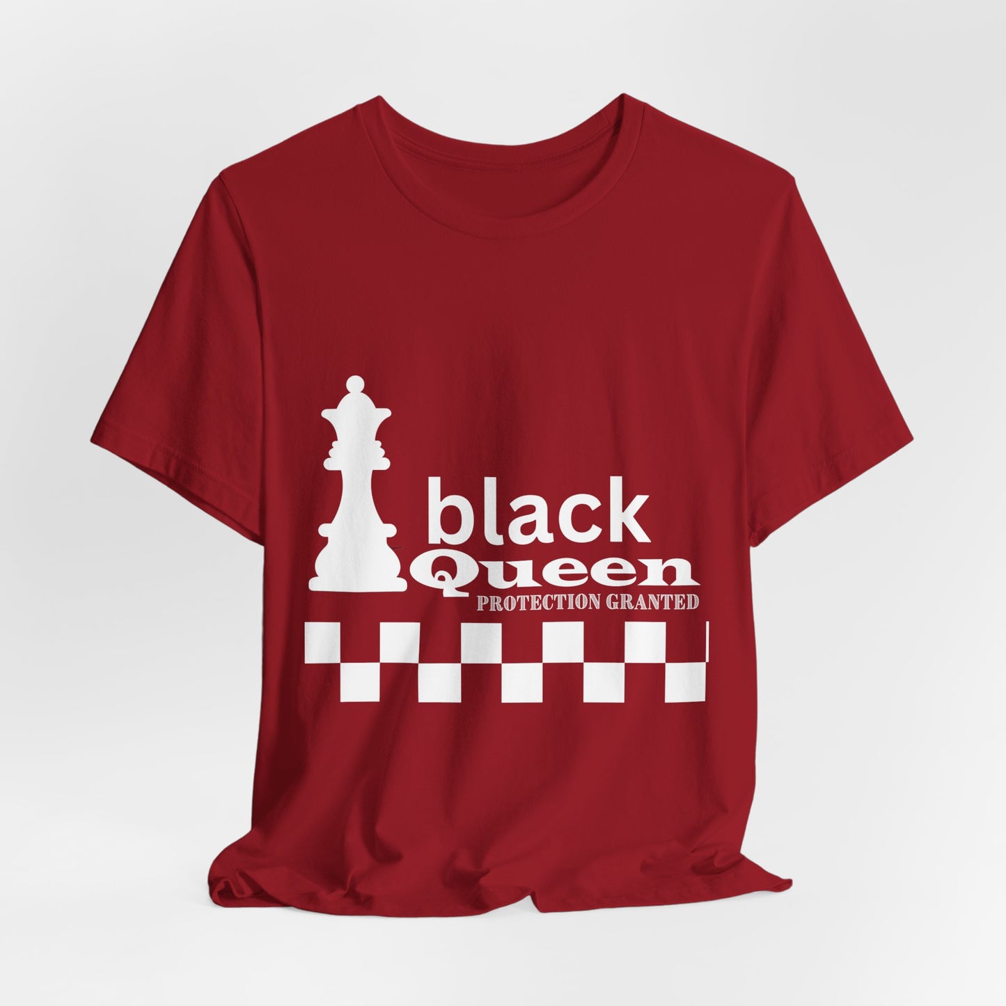 Black Queen Chess Tee - Unisex Jersey Short Sleeve