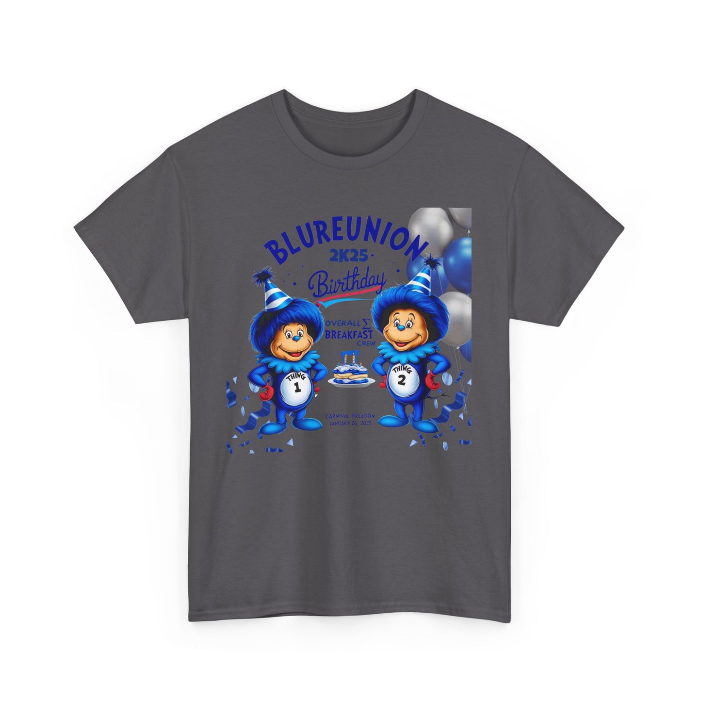 Dr Seuss Inspired Tee- BirthDay Breakfast with Mike - Carnival Freedom - January 26, 2025